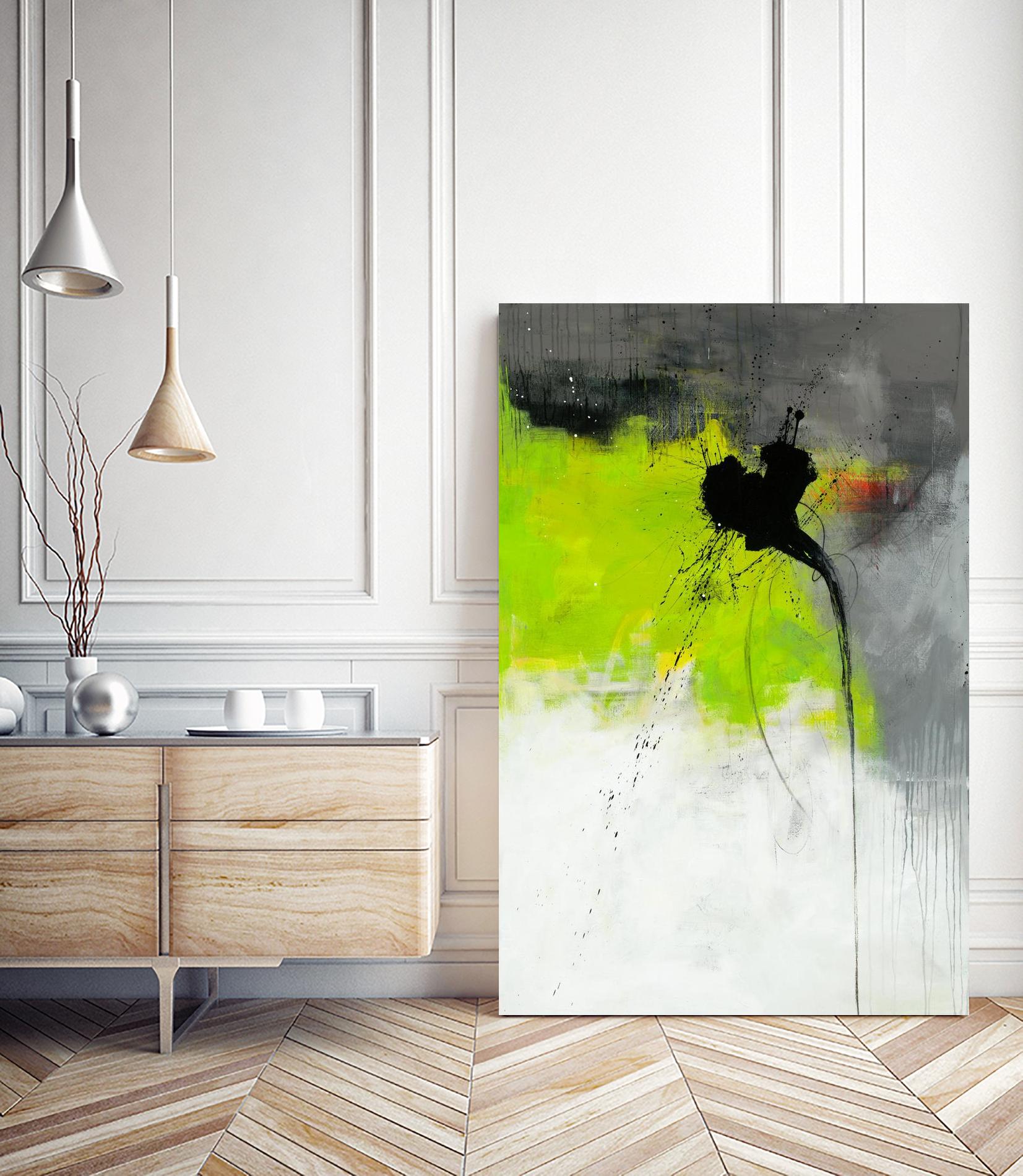 Metamorphosis by Ruth Fromstein on GIANT ART - greens abstract green