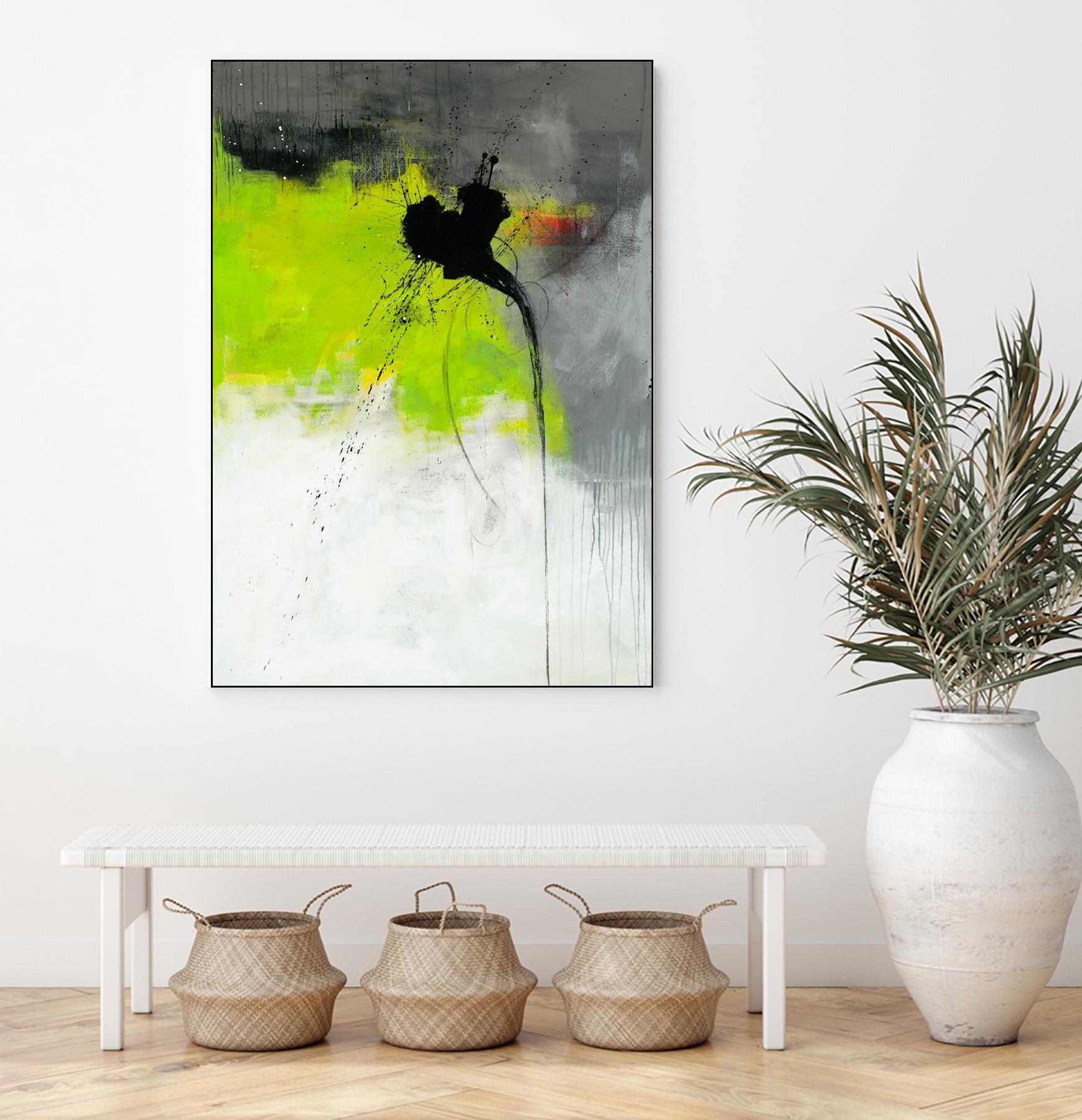 Metamorphosis by Ruth Fromstein on GIANT ART - greens abstract green