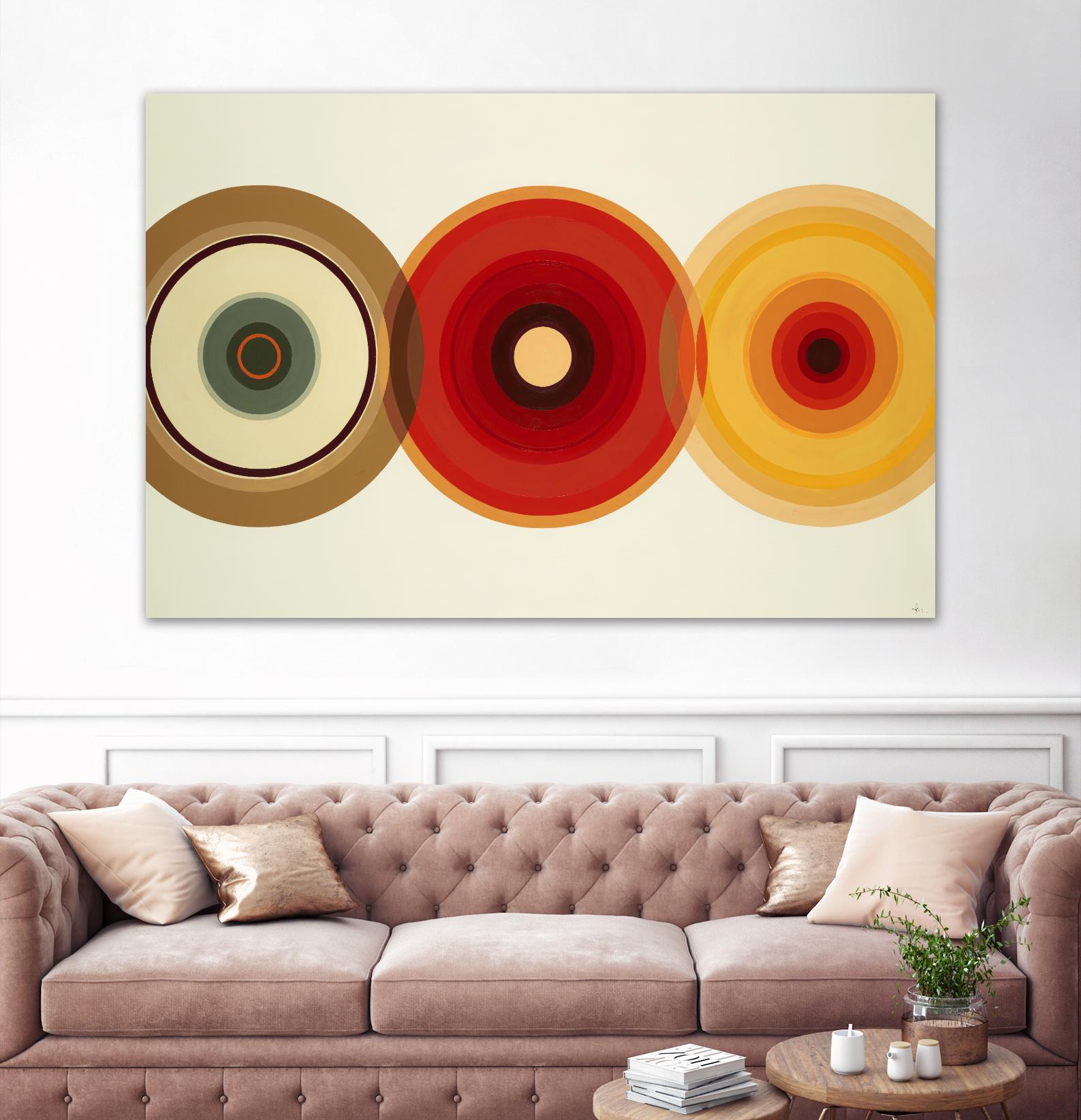 Color Test 6 by KC Haxton on GIANT ART - yellow abstract