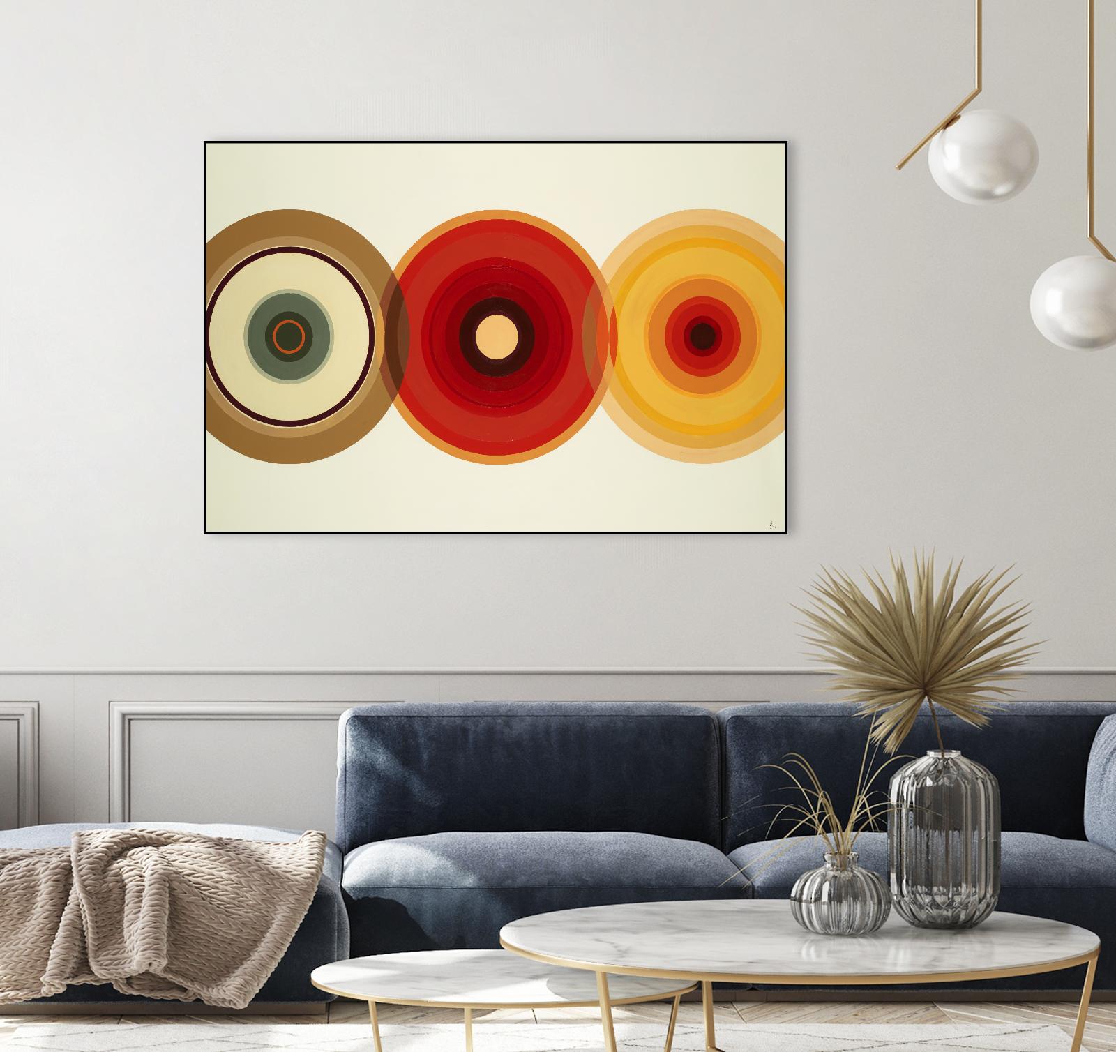 Color Test 6 by KC Haxton on GIANT ART - yellow abstract