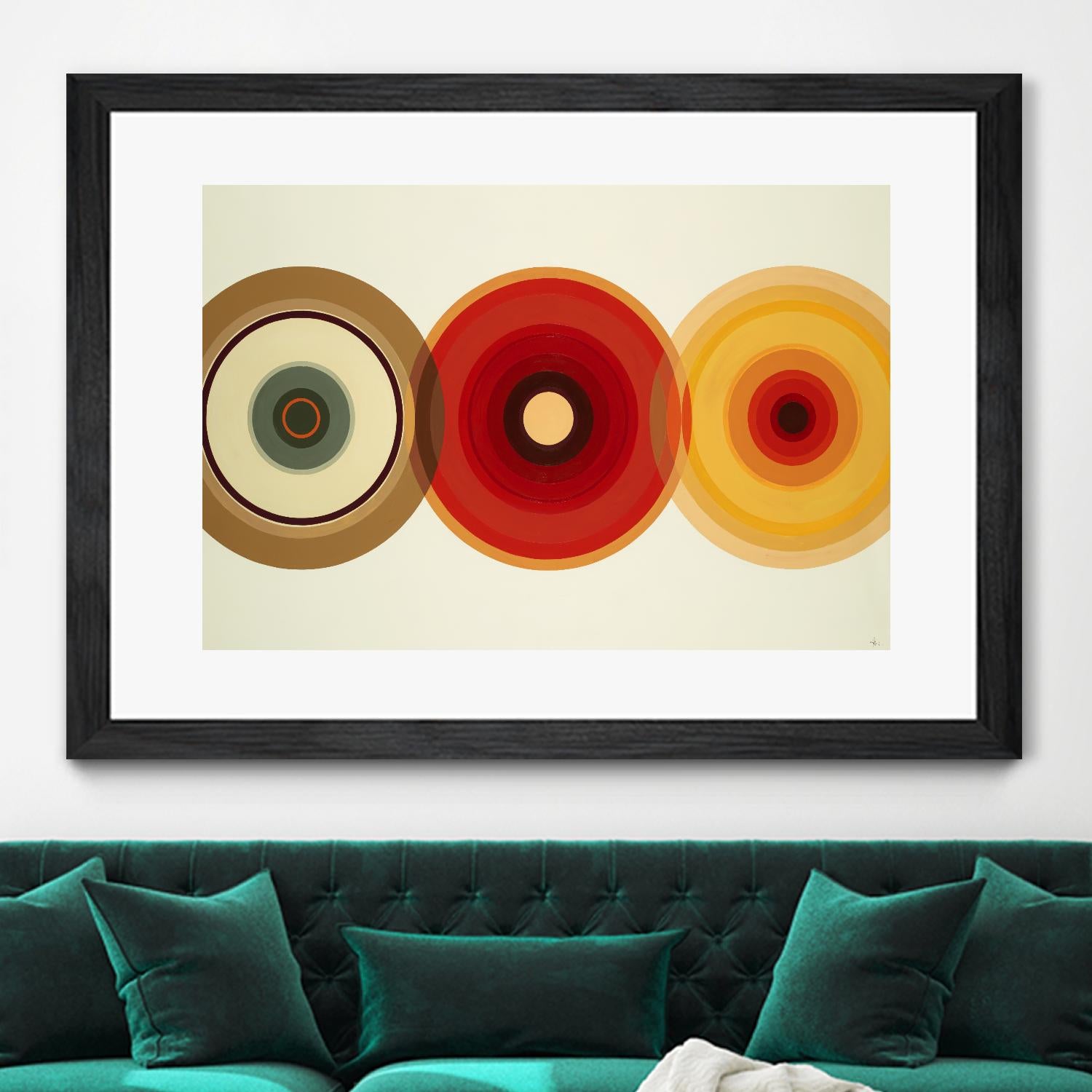 Color Test 6 by KC Haxton on GIANT ART - yellow abstract