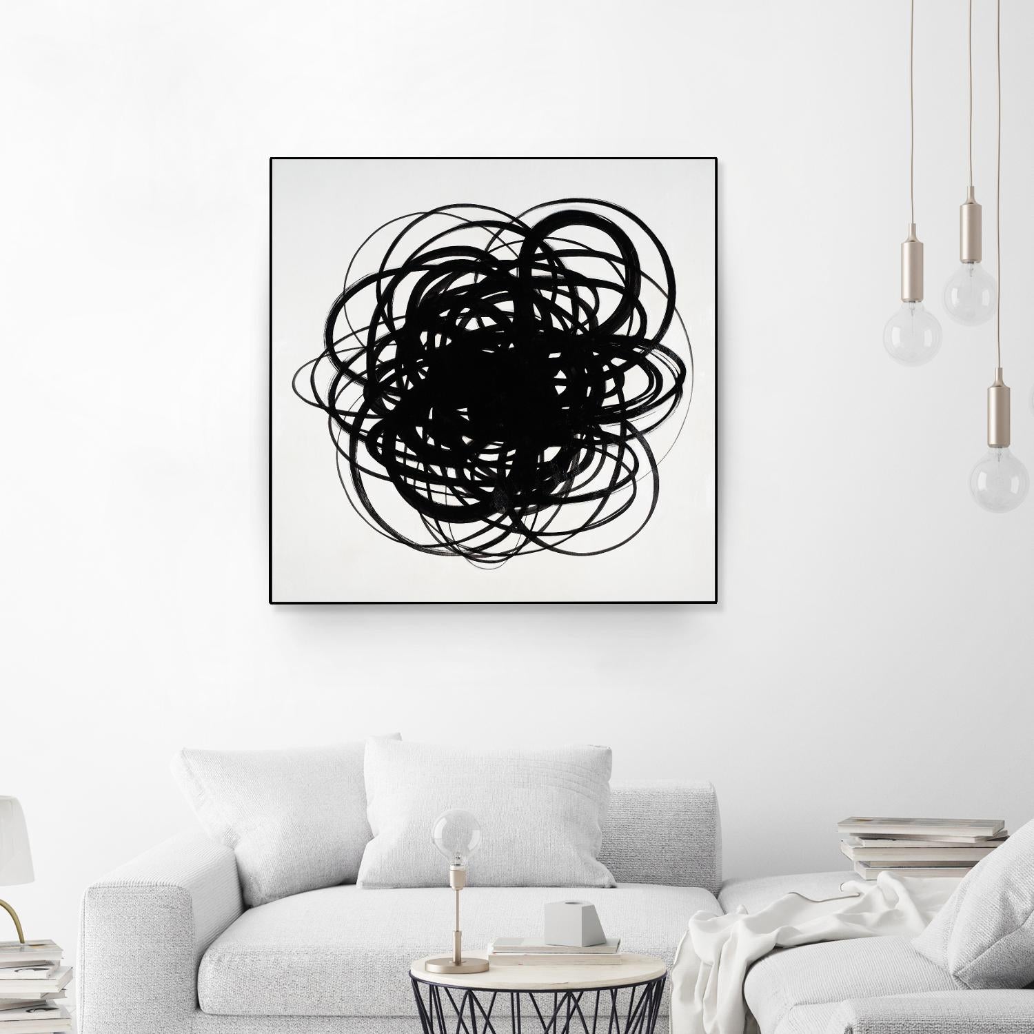 Scribbles II by KC Haxton on GIANT ART - black abstract