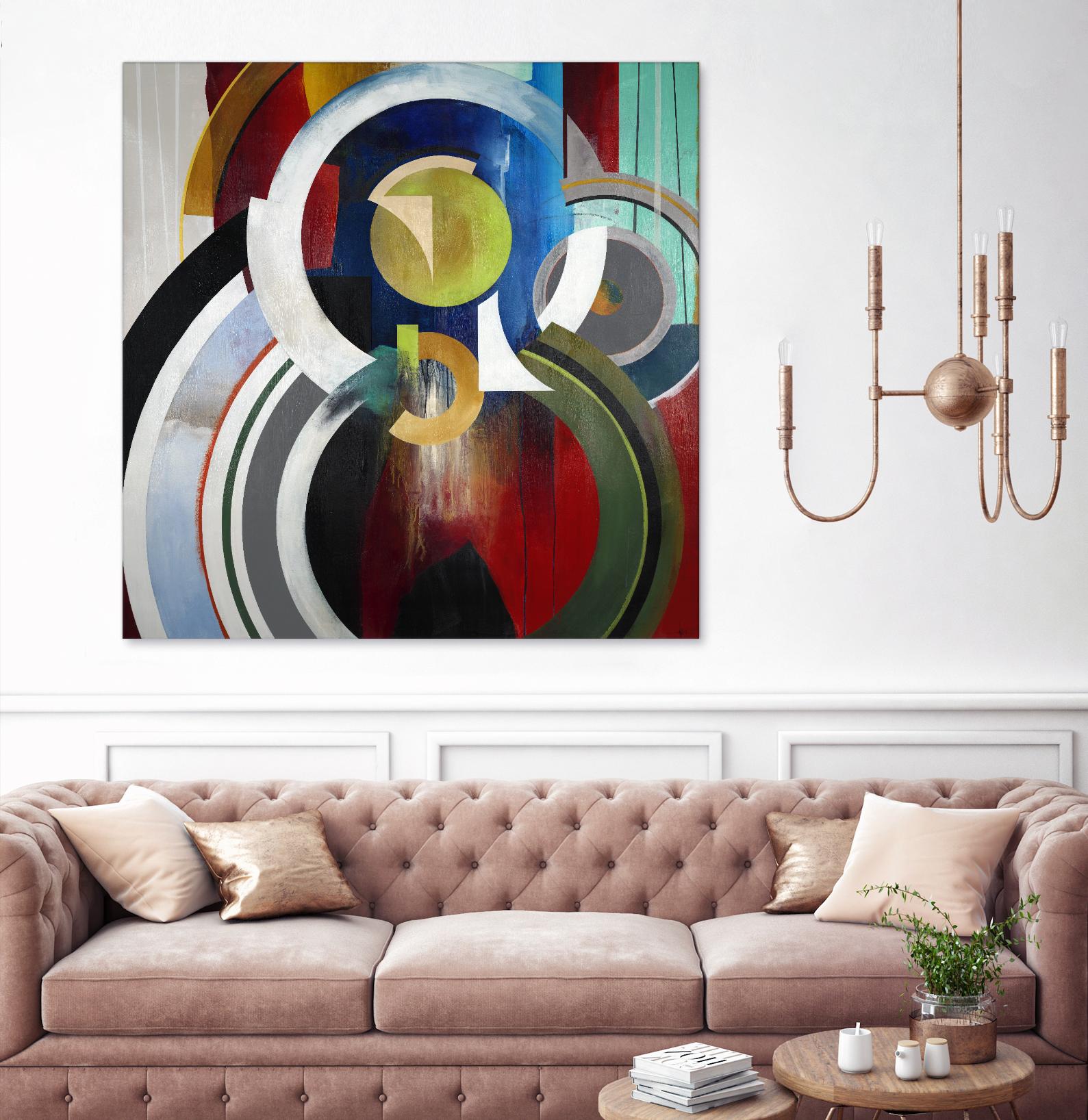 Focal by KC Haxton on GIANT ART - blue abstract