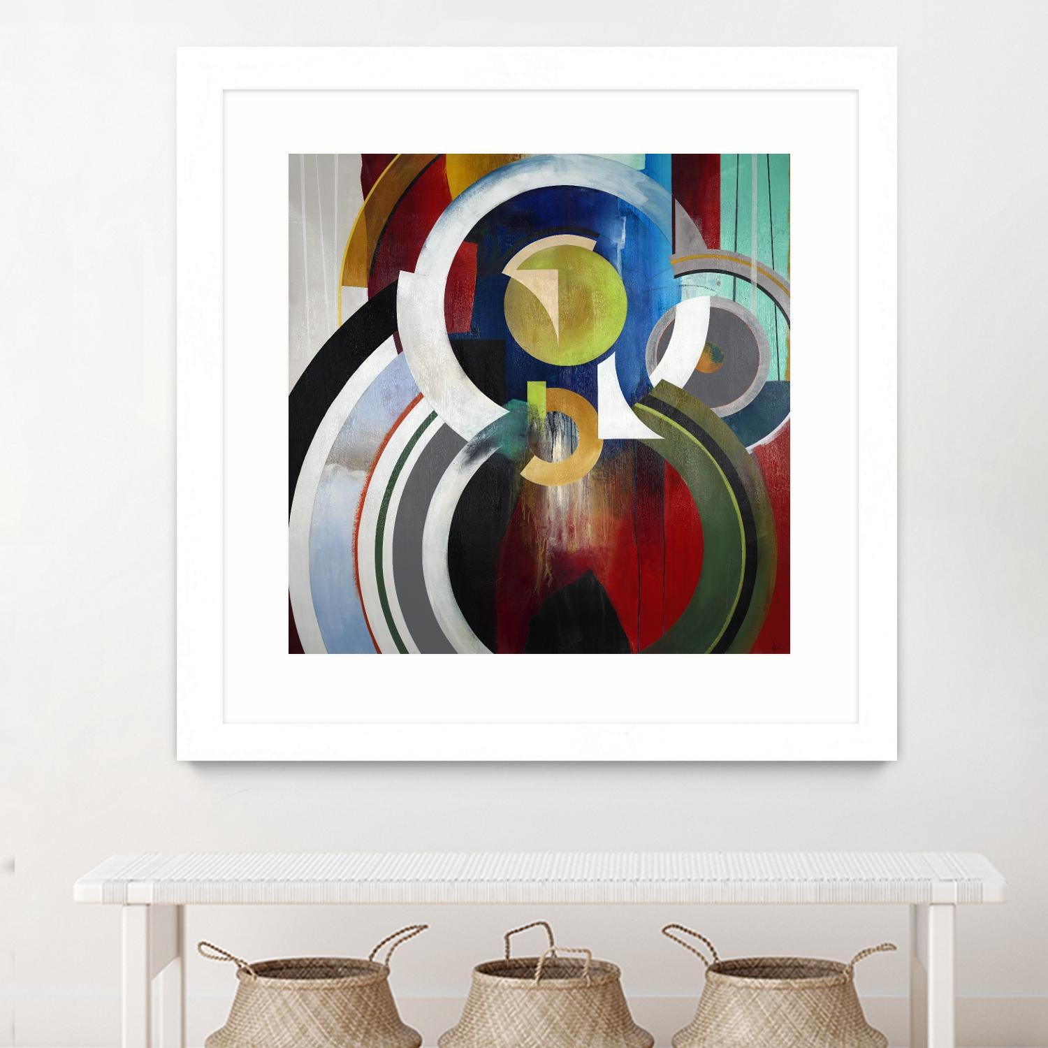 Focal by KC Haxton on GIANT ART - blue abstract