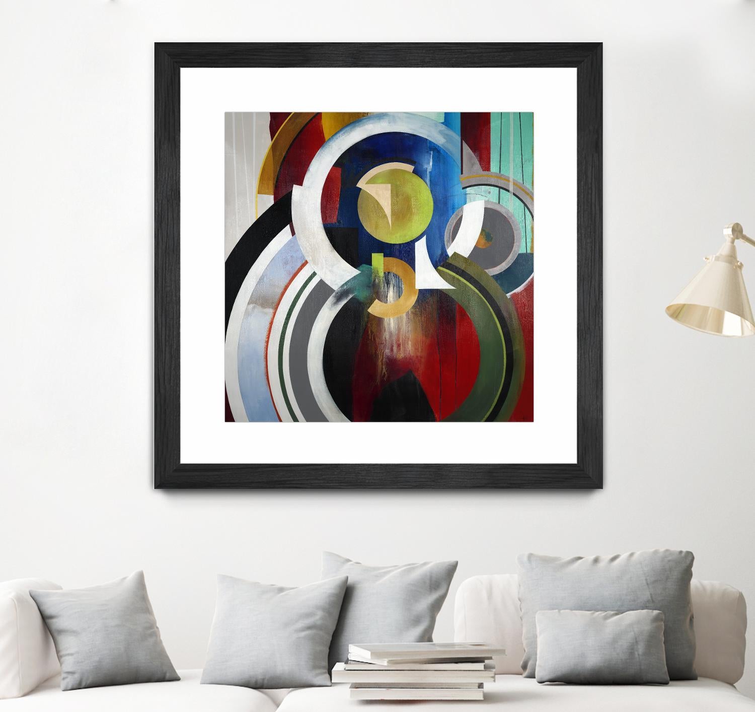 Focal by KC Haxton on GIANT ART - blue abstract