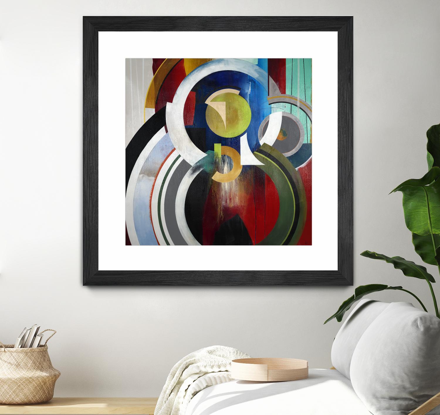 Focal by KC Haxton on GIANT ART - blue abstract