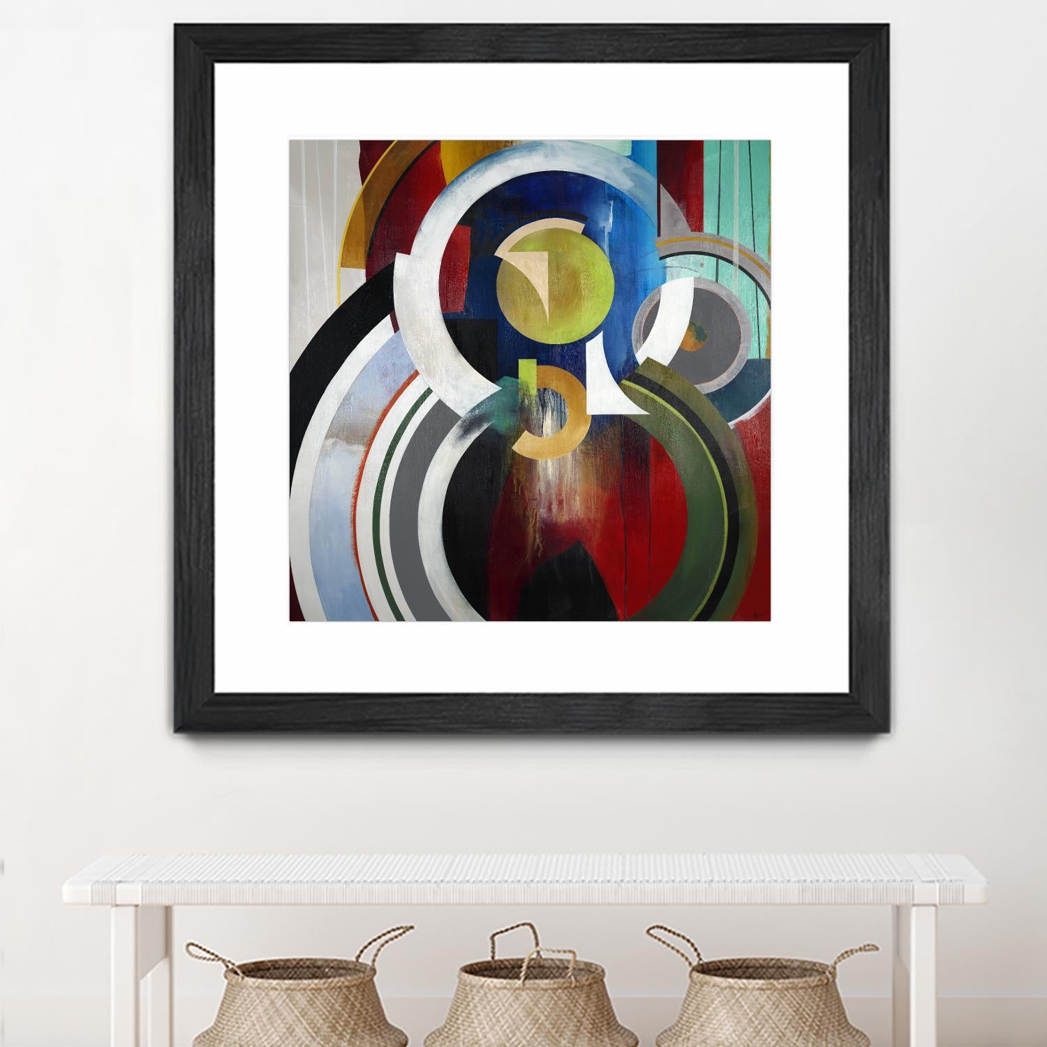 Focal by KC Haxton on GIANT ART - blue abstract