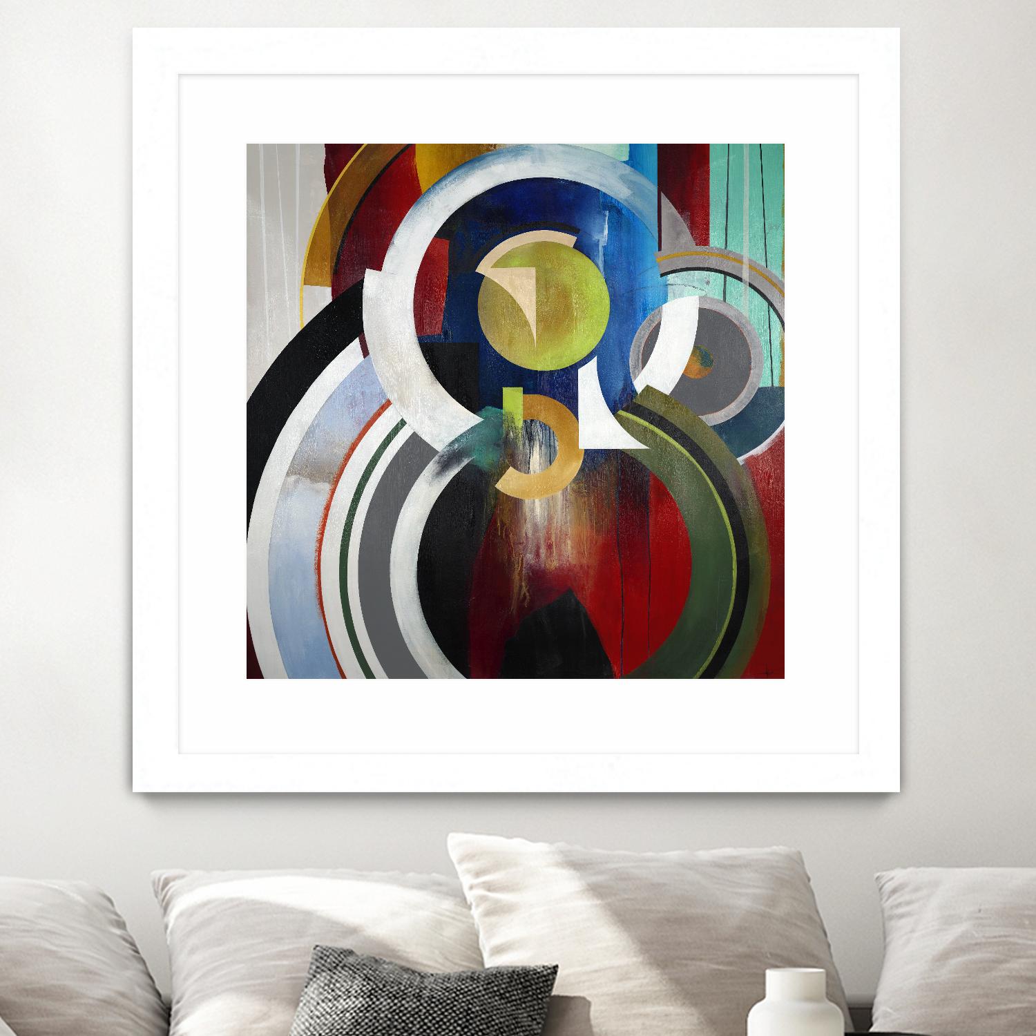 Focal by KC Haxton on GIANT ART - blue abstract