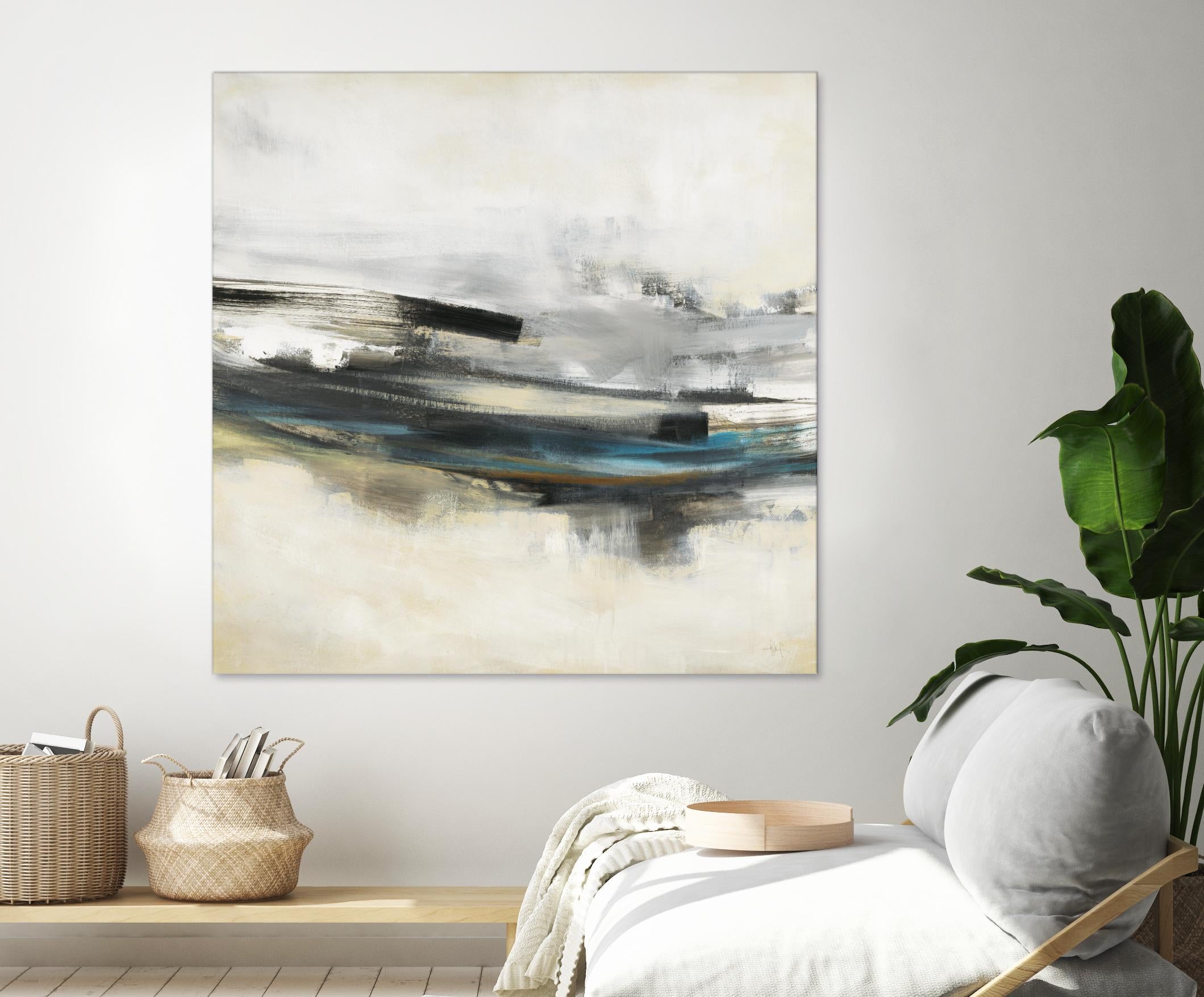 Sweet Sweep by KC Haxton on GIANT ART - blue abstract