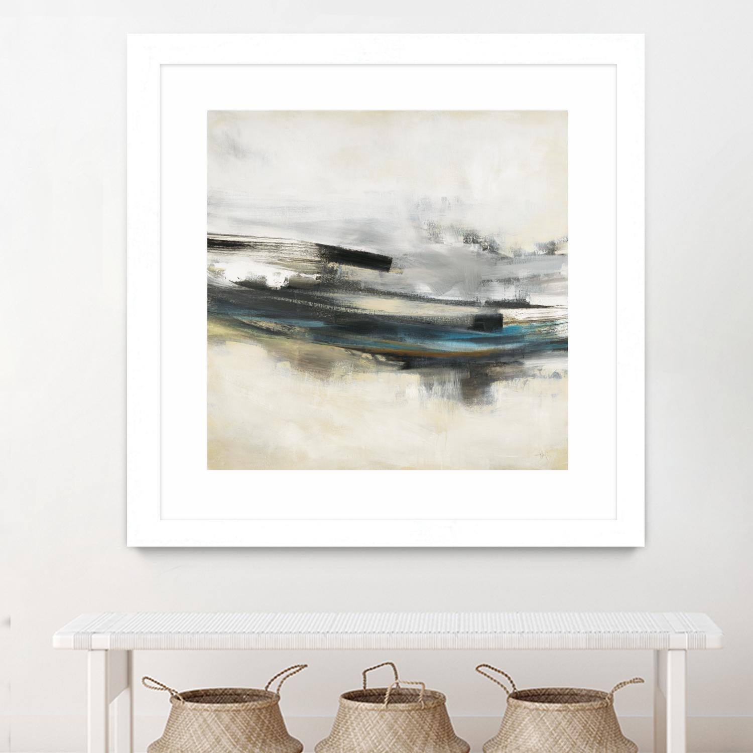 Sweet Sweep by KC Haxton on GIANT ART - blue abstract