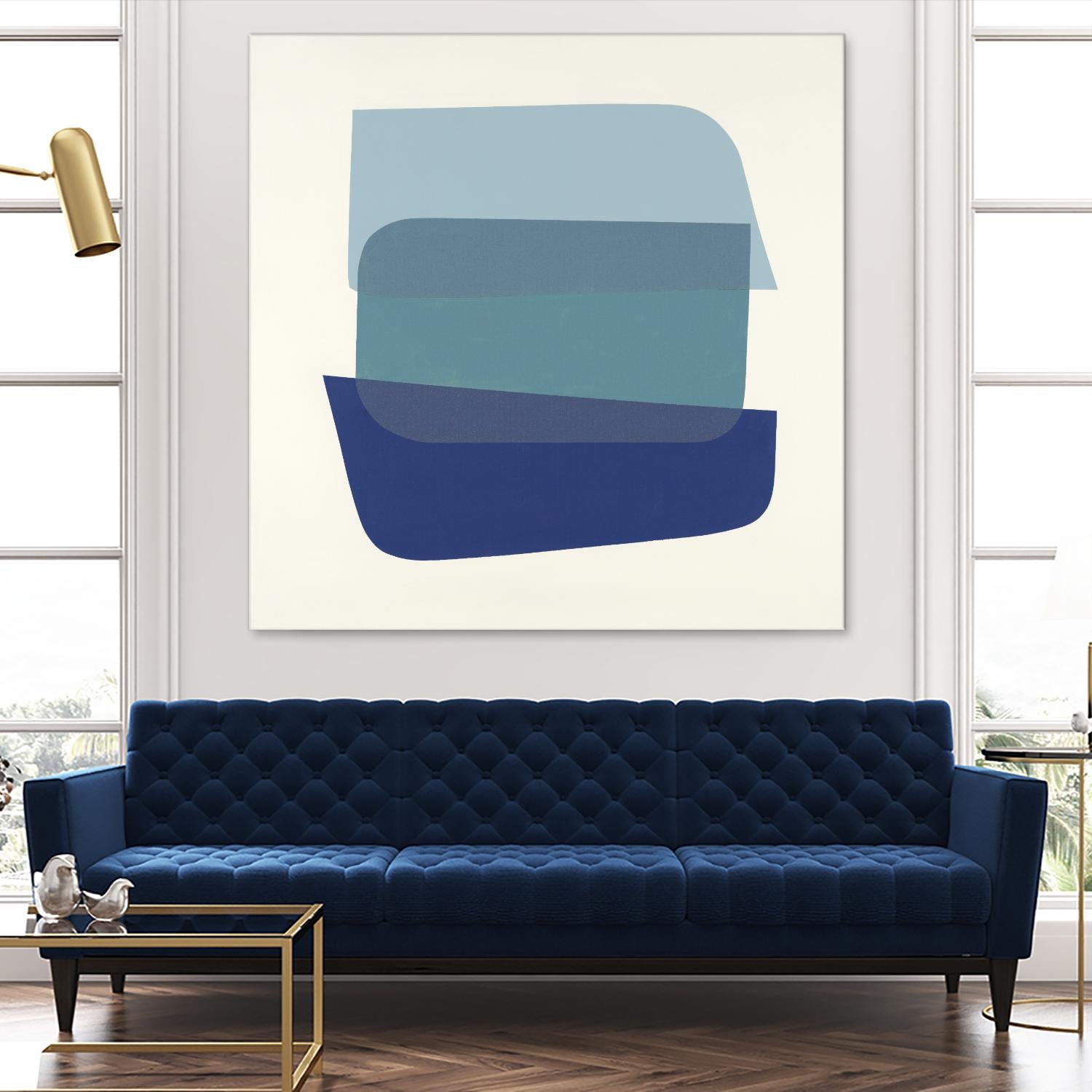 Shapes IV by KC Haxton on GIANT ART - brights, neutrals abstract