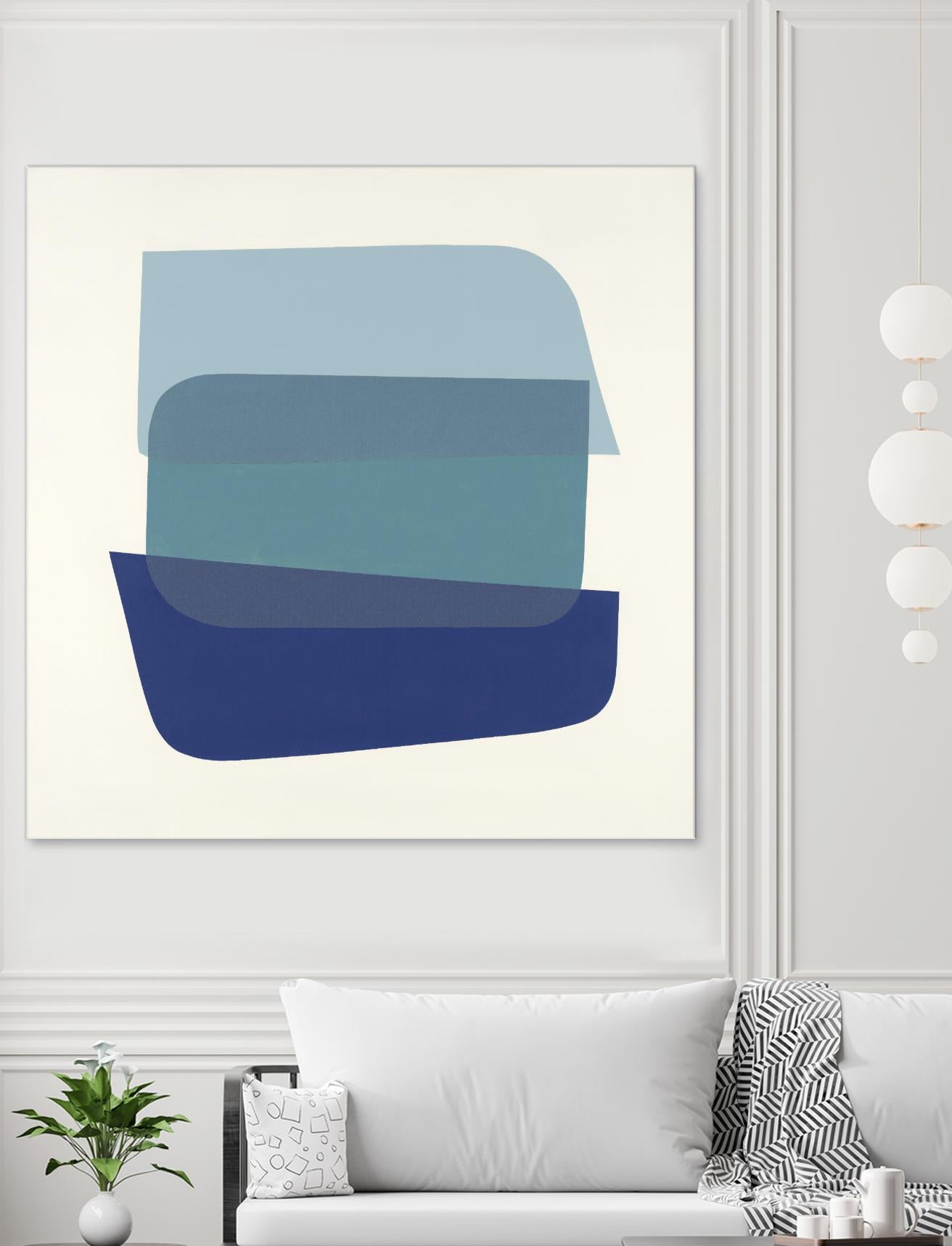 Shapes IV by KC Haxton on GIANT ART - brights, neutrals abstract