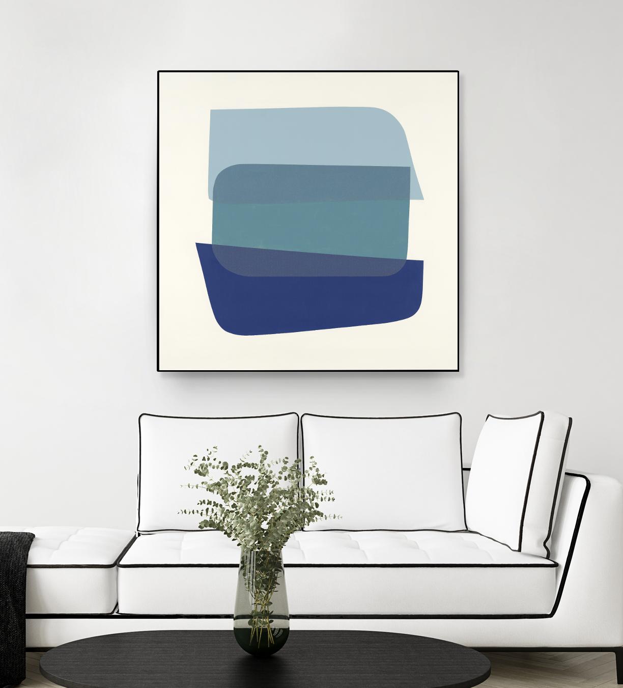 Shapes IV by KC Haxton on GIANT ART - brights, neutrals abstract