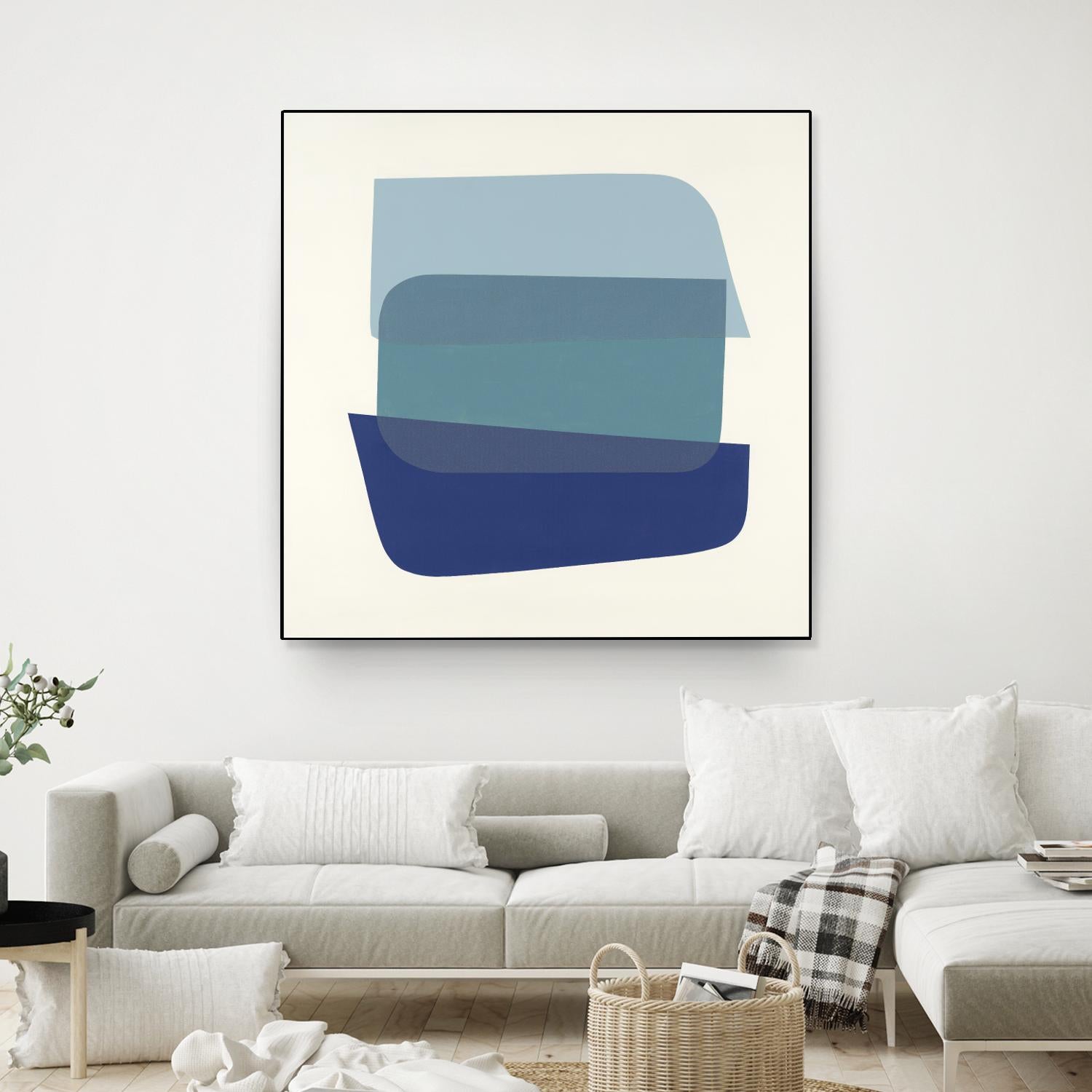 Shapes IV by KC Haxton on GIANT ART - brights, neutrals abstract