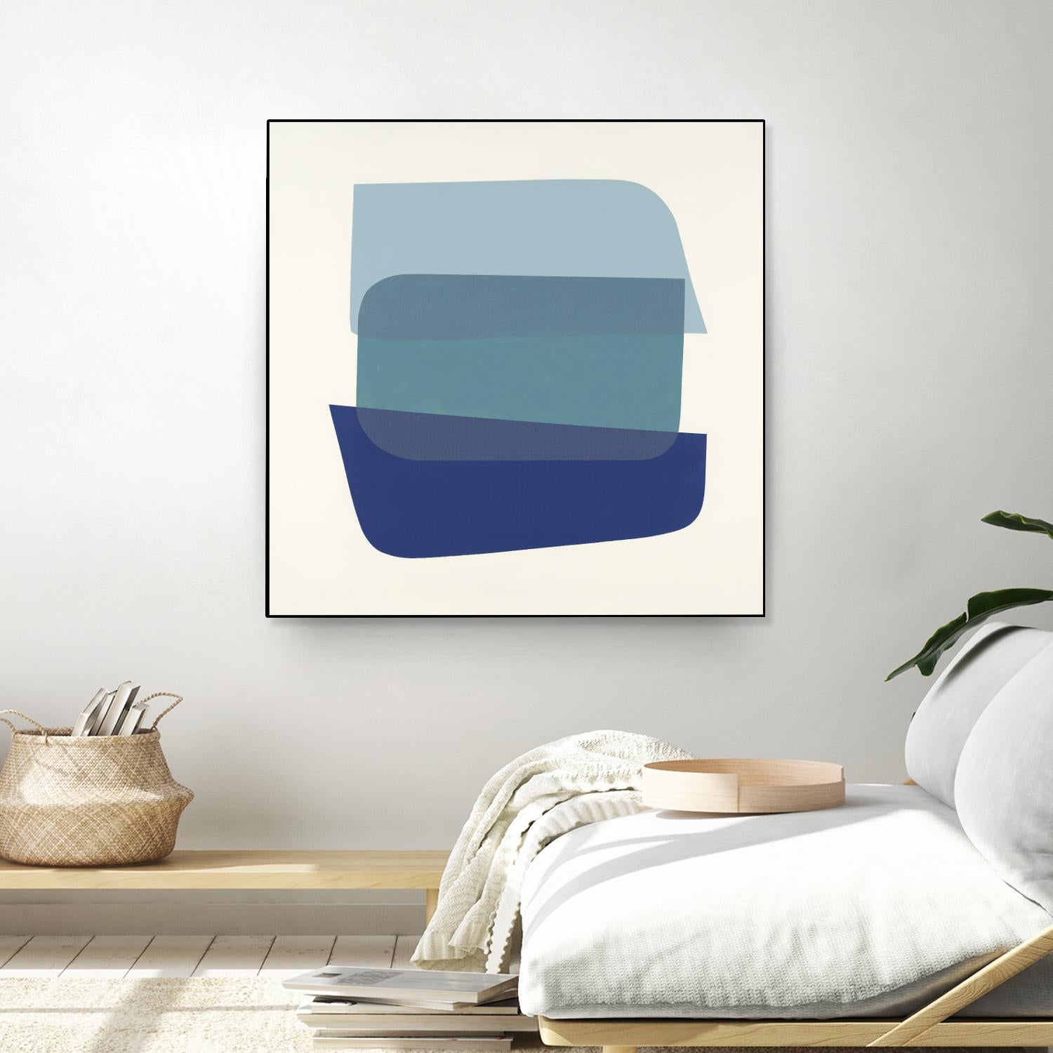 Shapes IV by KC Haxton on GIANT ART - brights, neutrals abstract