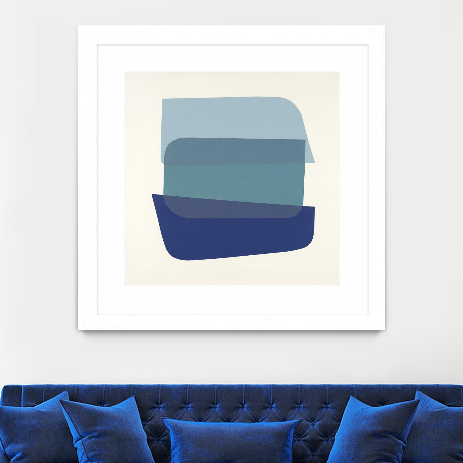 Shapes IV by KC Haxton on GIANT ART - brights, neutrals abstract