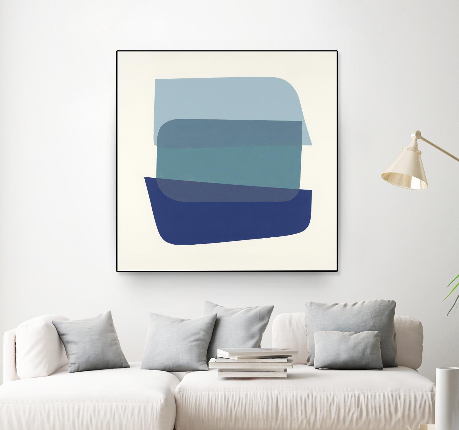 Shapes IV by KC Haxton on GIANT ART - brights, neutrals abstract