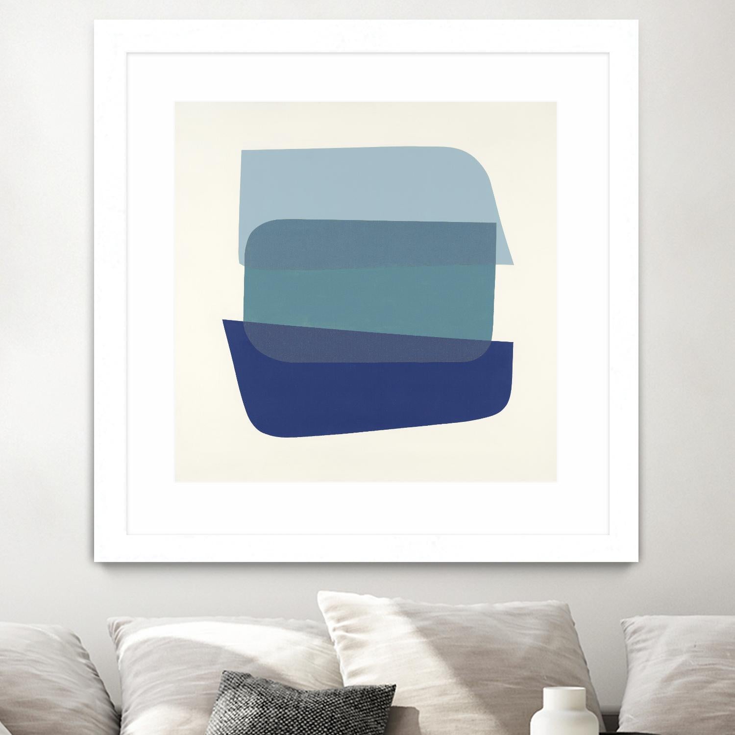 Shapes IV by KC Haxton on GIANT ART - brights, neutrals abstract