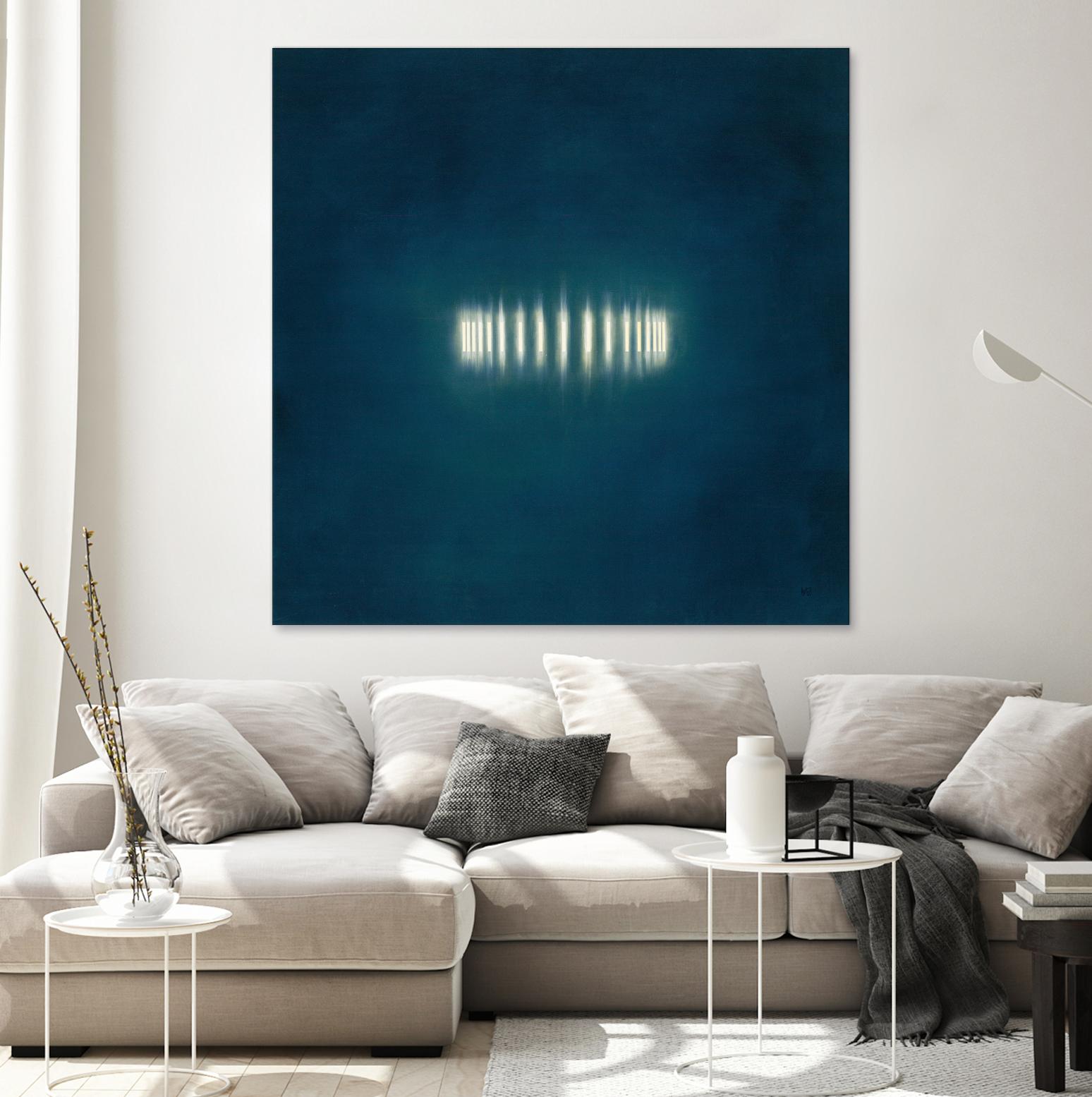 Light Ring II by KC Haxton on GIANT ART - white abstract