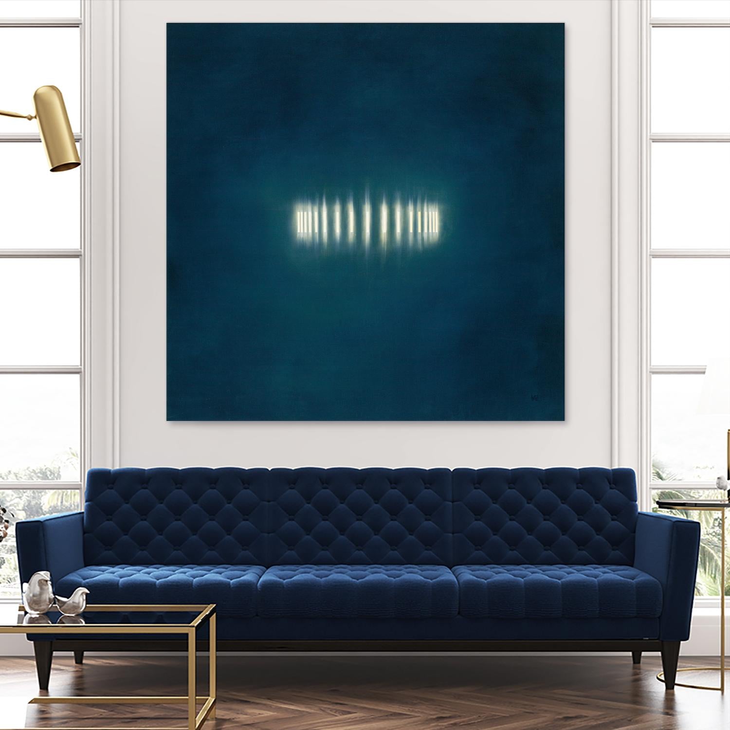 Light Ring II by KC Haxton on GIANT ART - white abstract