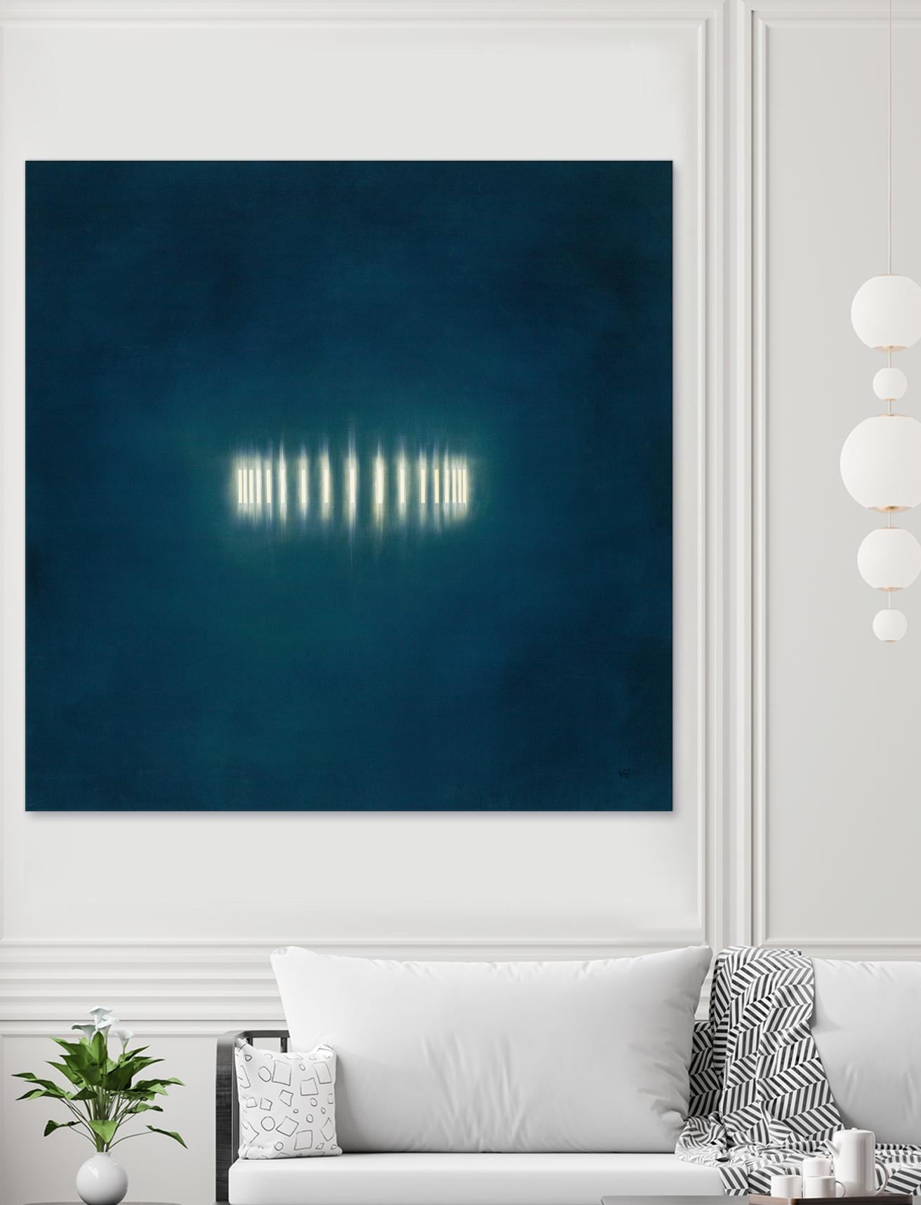 Light Ring II by KC Haxton on GIANT ART - white abstract