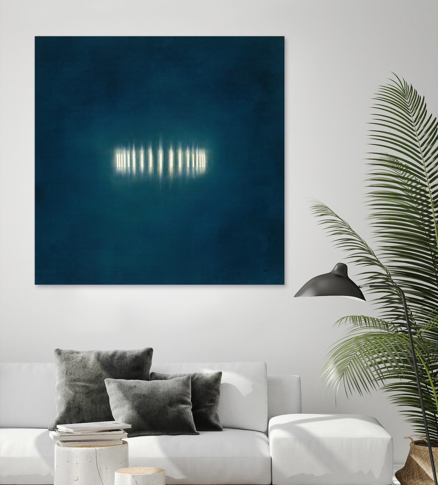 Light Ring II by KC Haxton on GIANT ART - white abstract