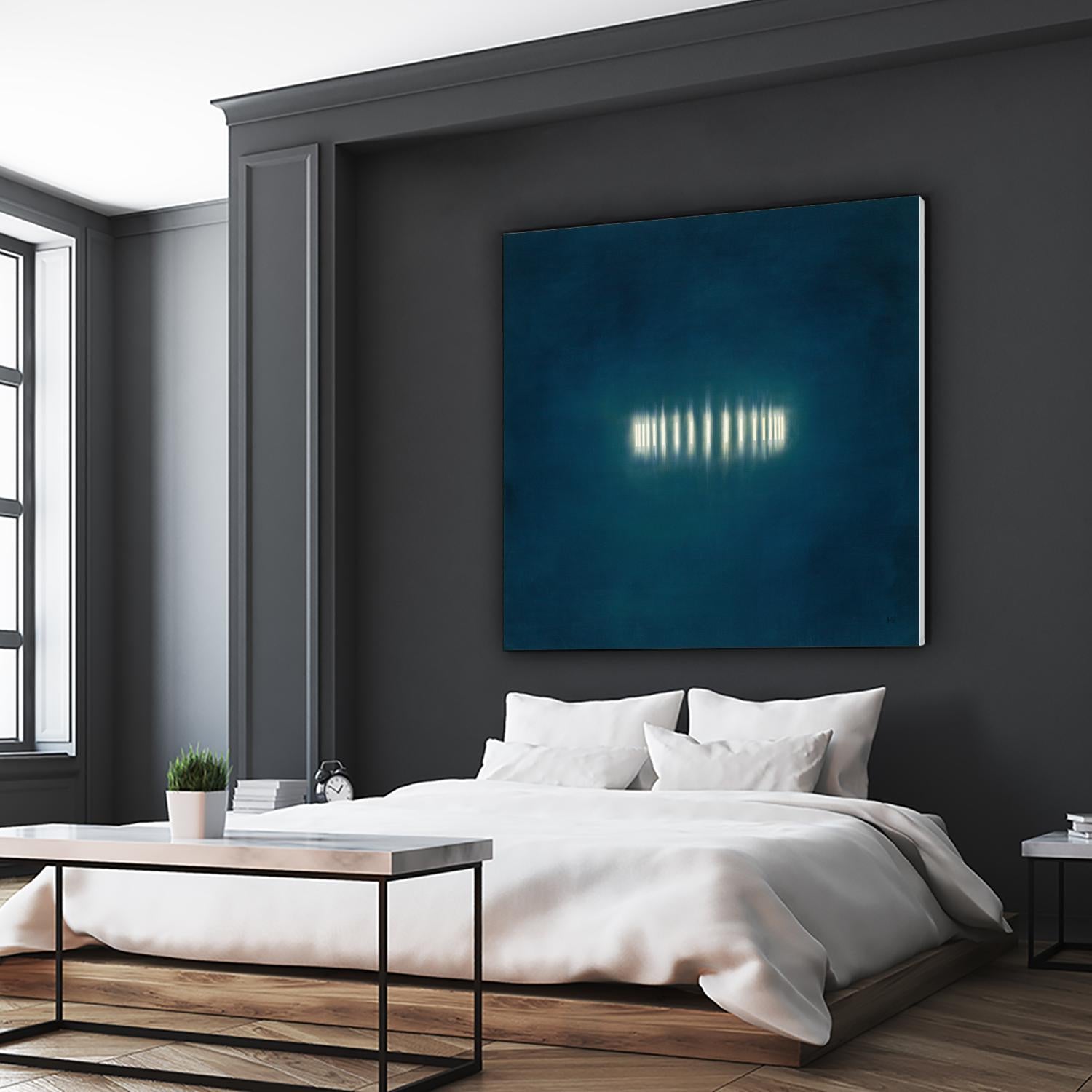 Light Ring II by KC Haxton on GIANT ART - white abstract