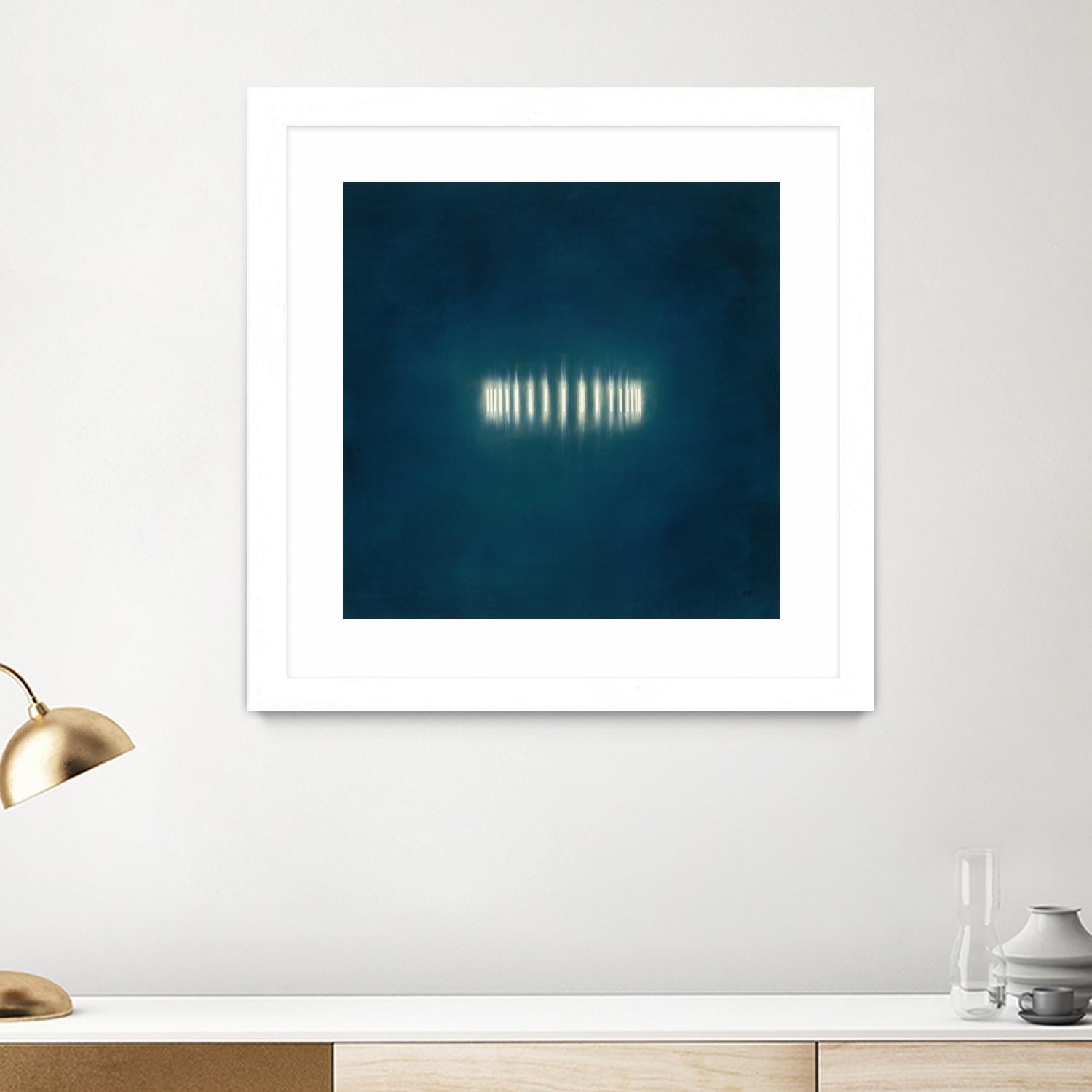 Light Ring II by KC Haxton on GIANT ART - white abstract