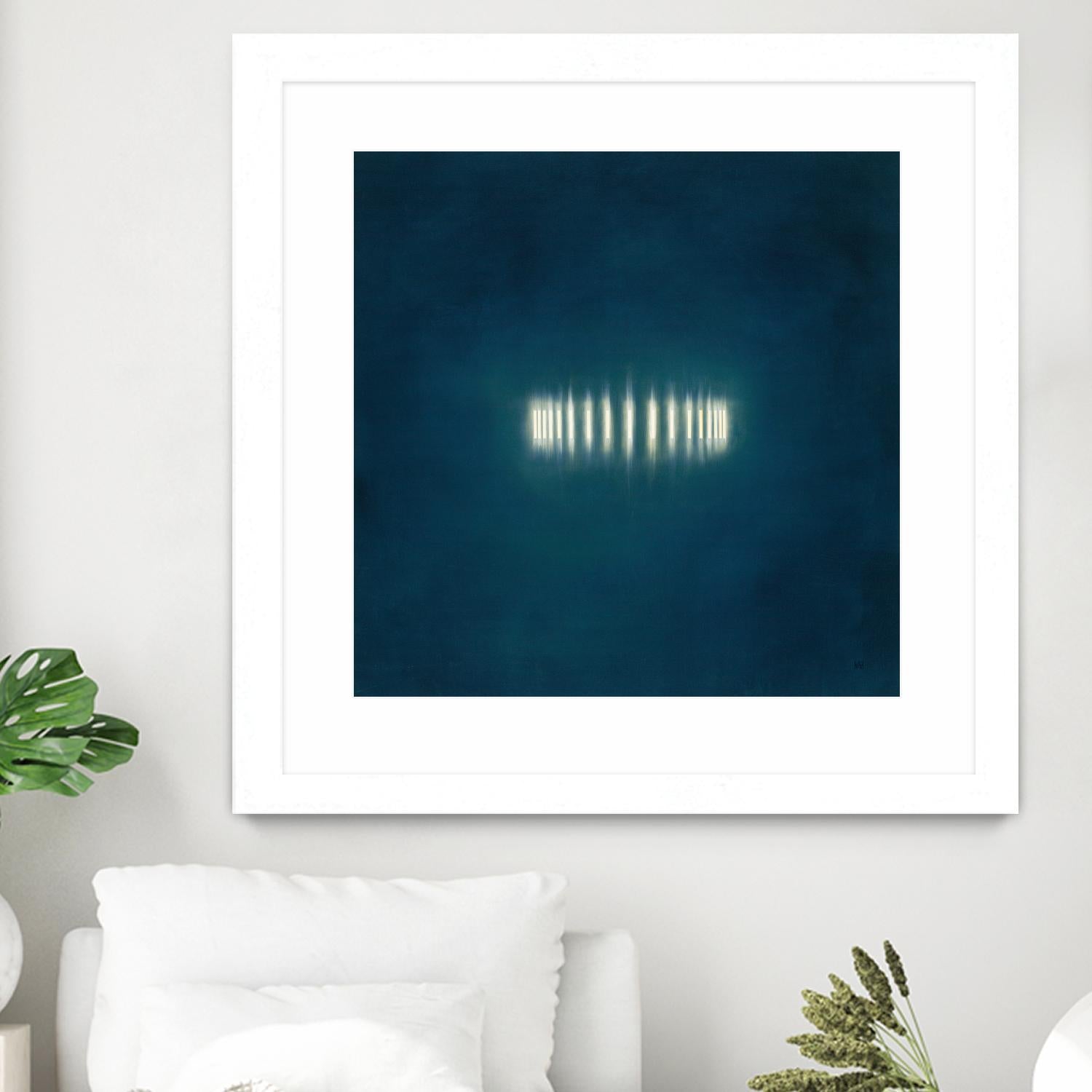 Light Ring II by KC Haxton on GIANT ART - white abstract