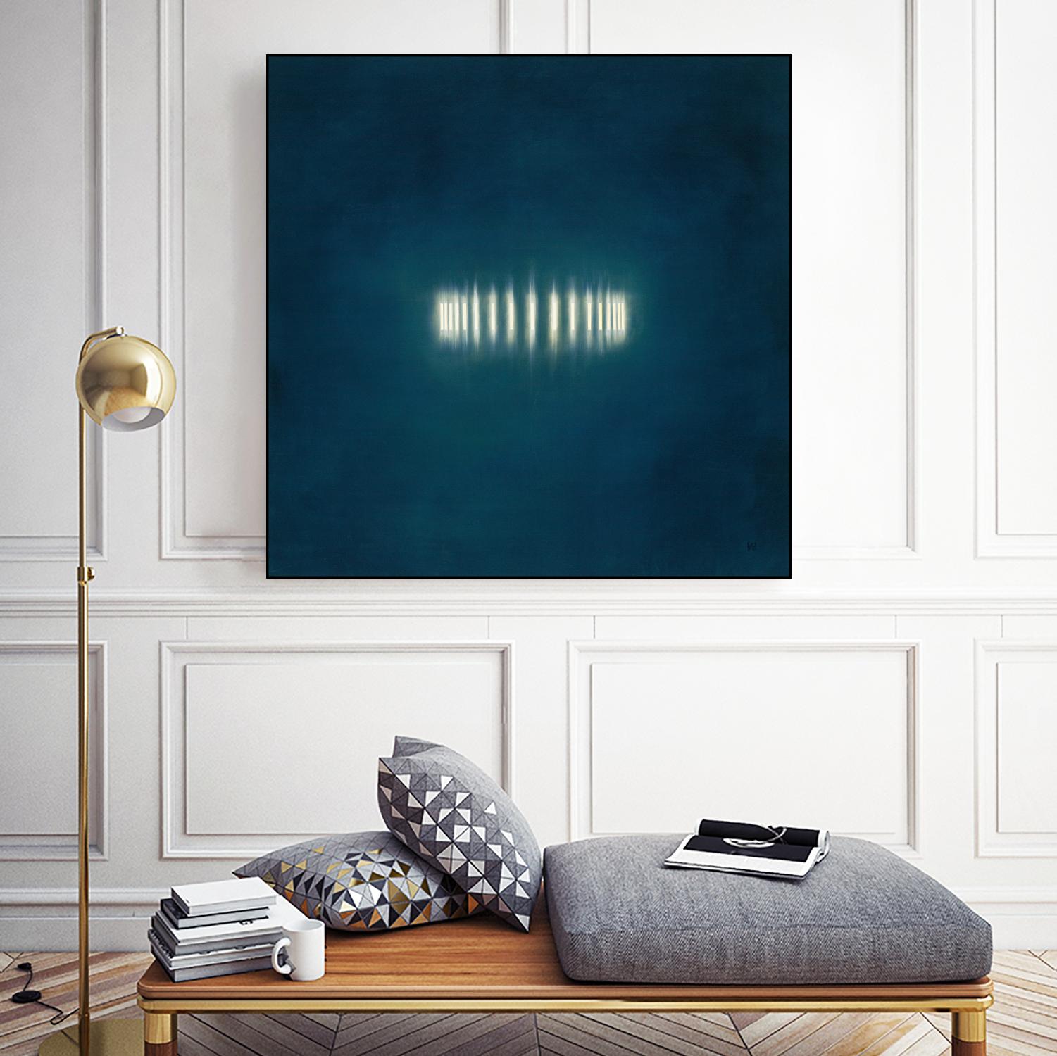 Light Ring II by KC Haxton on GIANT ART - white abstract