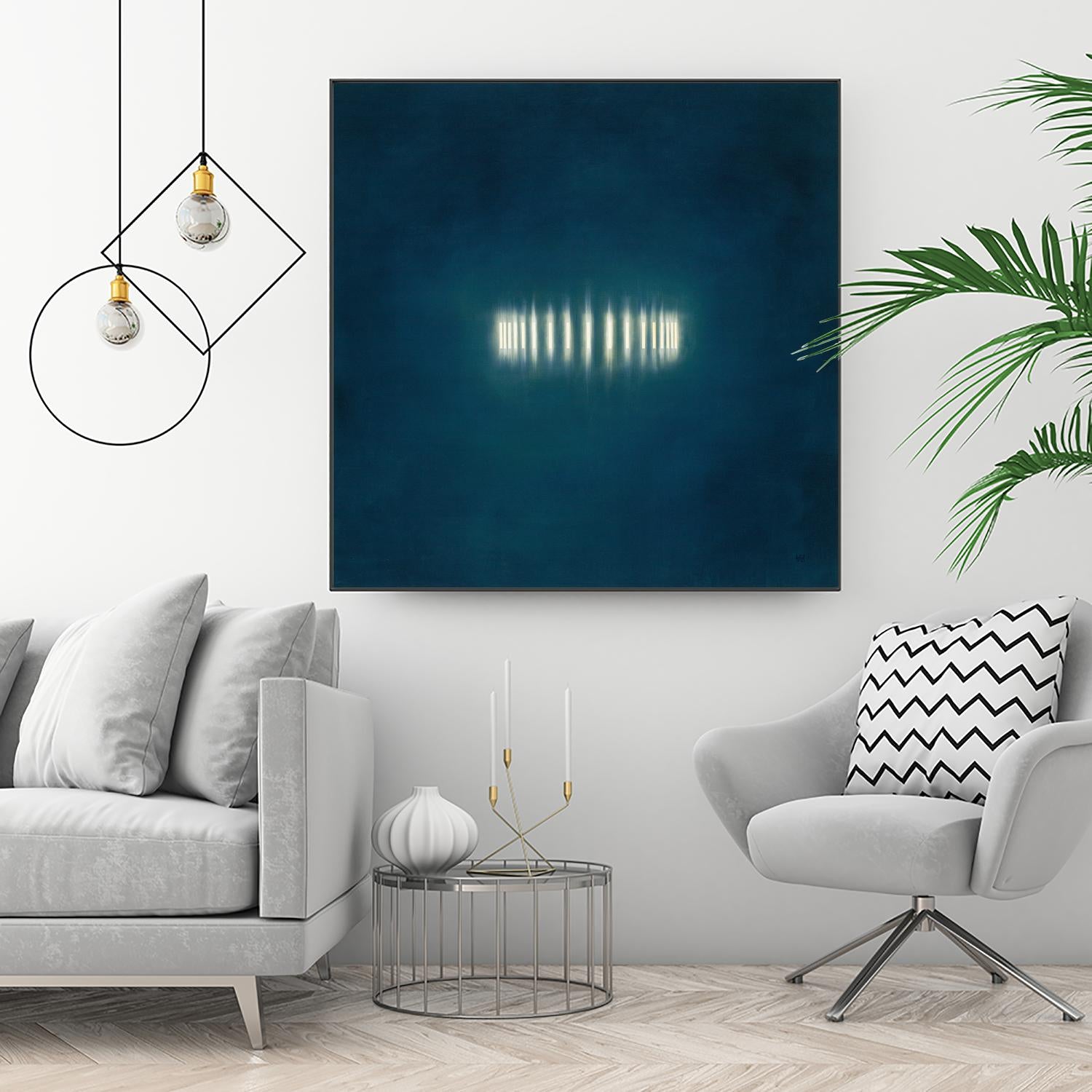 Light Ring II by KC Haxton on GIANT ART - white abstract