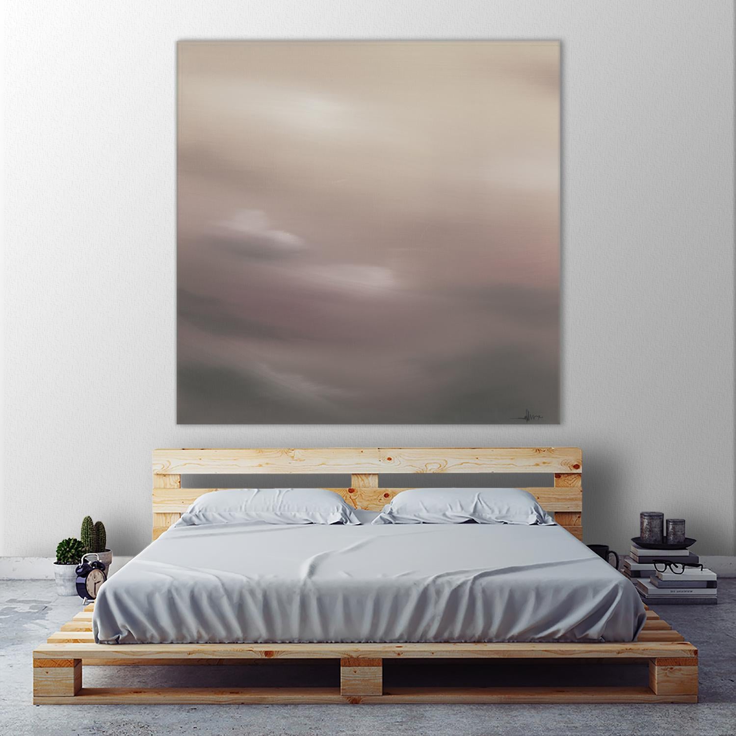 Scape 100 by KC Haxton on GIANT ART - purples scenic