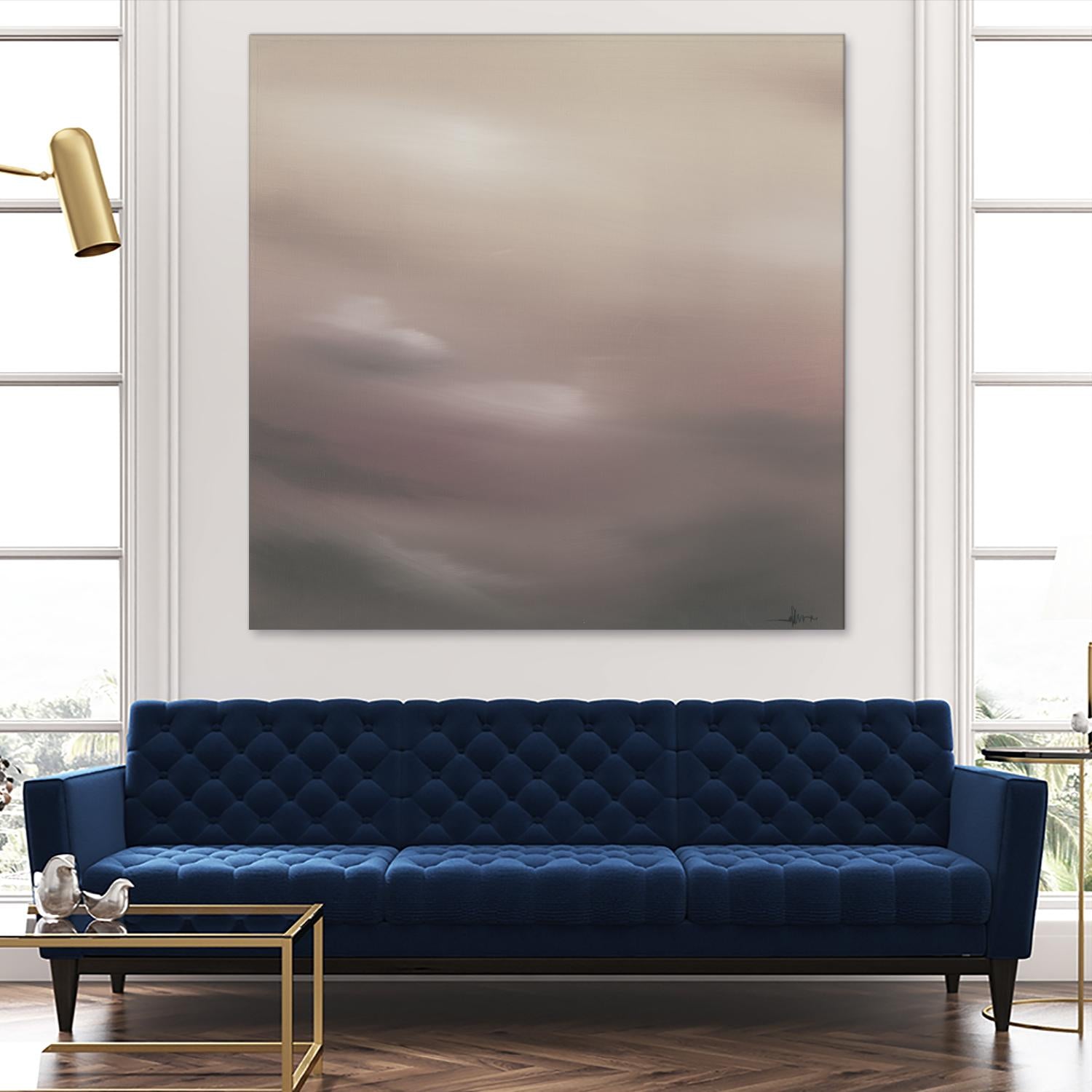 Scape 100 by KC Haxton on GIANT ART - purples scenic