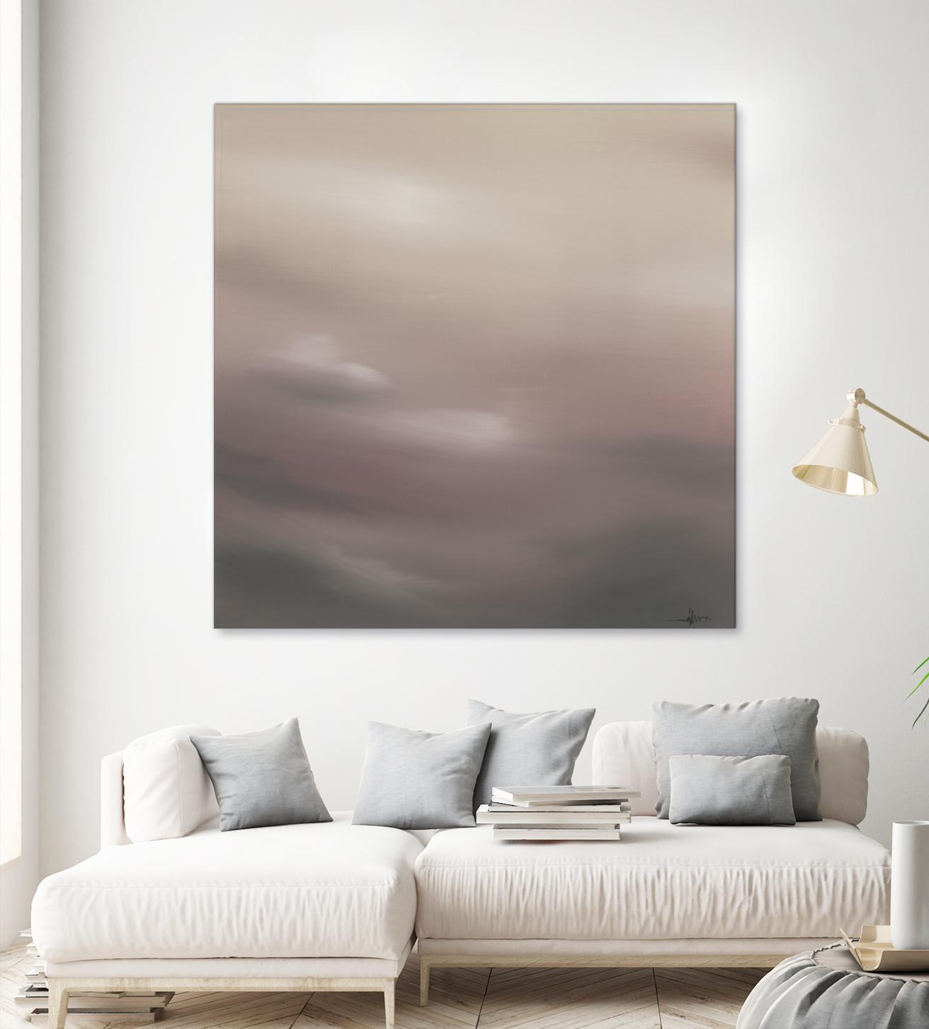 Scape 100 by KC Haxton on GIANT ART - purples scenic