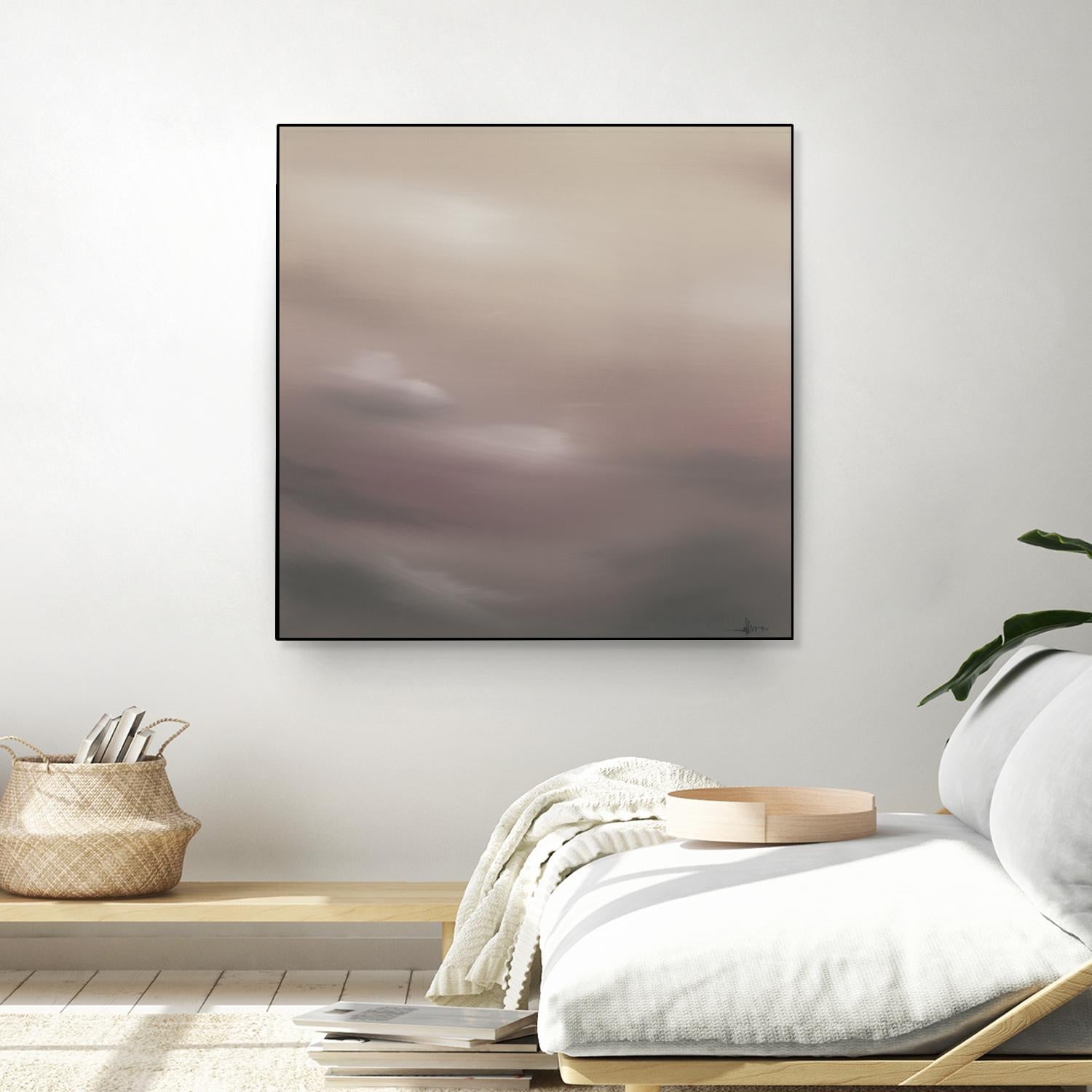 Scape 100 by KC Haxton on GIANT ART - purples scenic