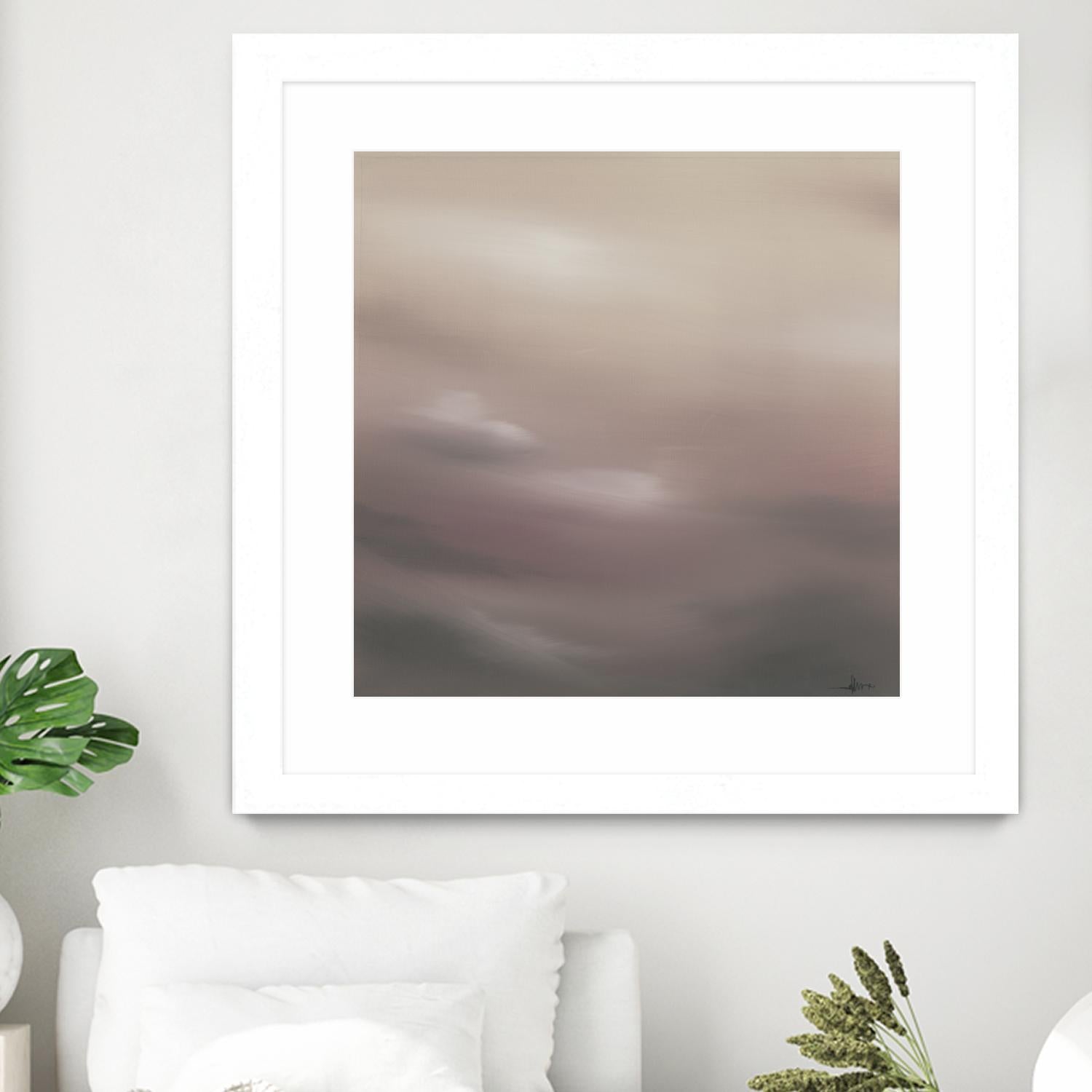 Scape 100 by KC Haxton on GIANT ART - purples scenic