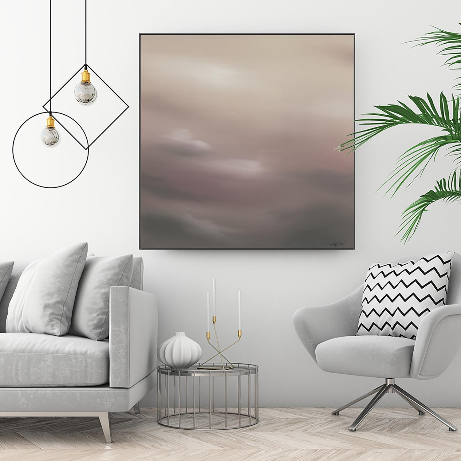 Scape 100 by KC Haxton on GIANT ART - purples scenic