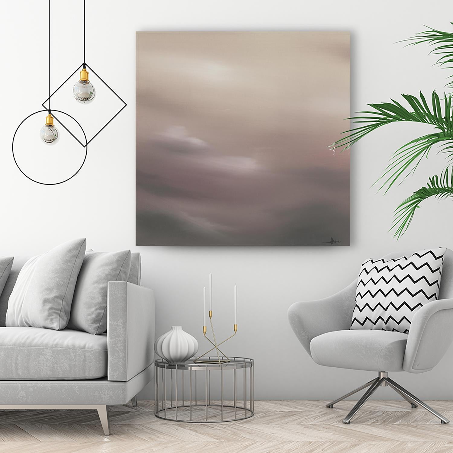 Scape 100 by KC Haxton on GIANT ART - purples scenic