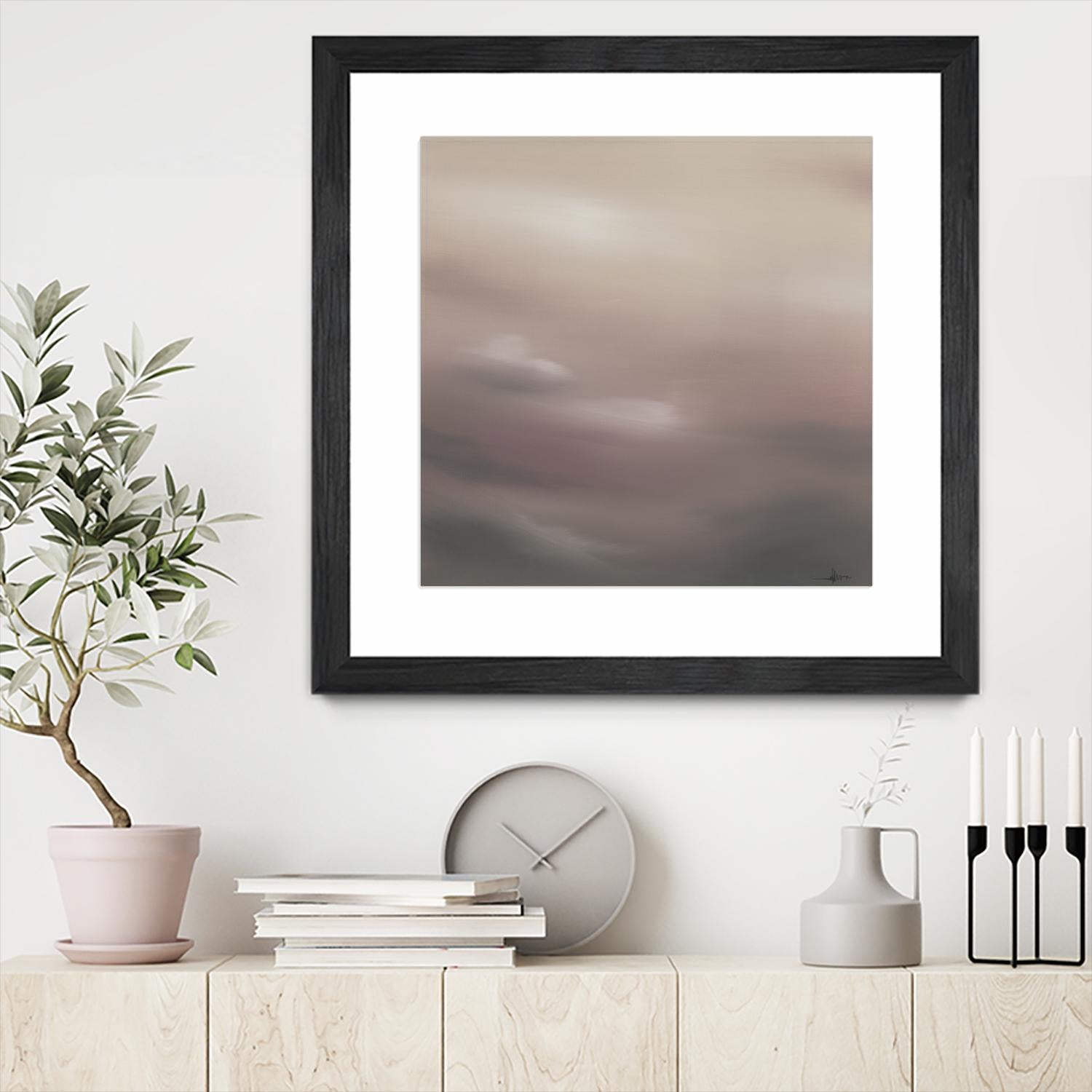 Scape 100 by KC Haxton on GIANT ART - purples scenic