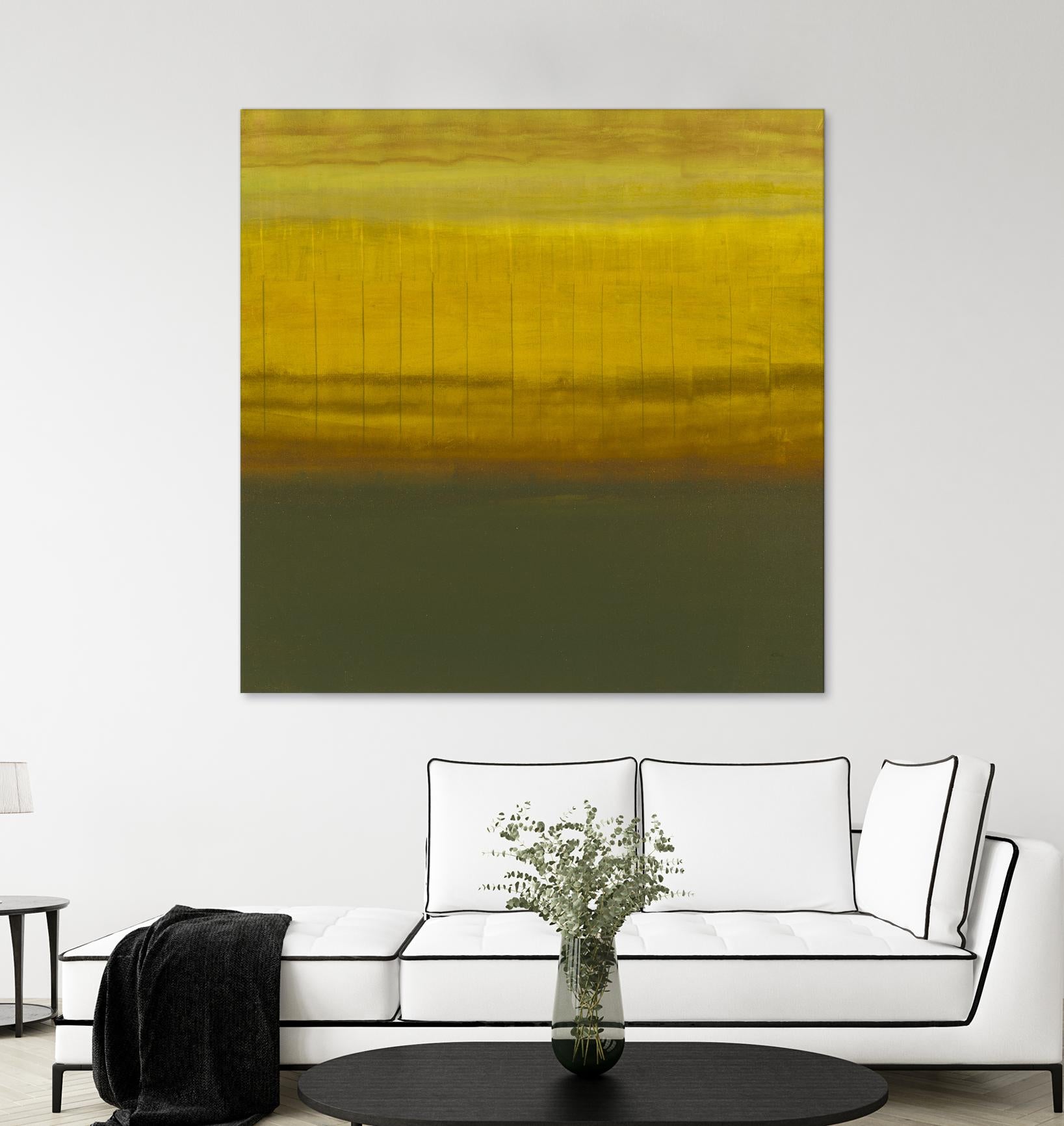 Sense I by Randy Hibberd on GIANT ART - green abstract