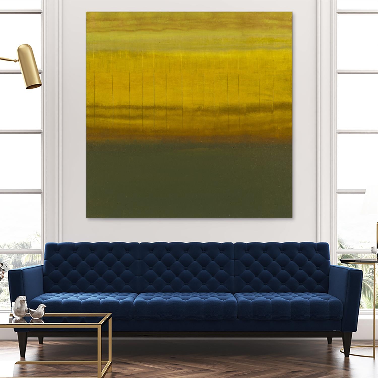 Sense I by Randy Hibberd on GIANT ART - green abstract