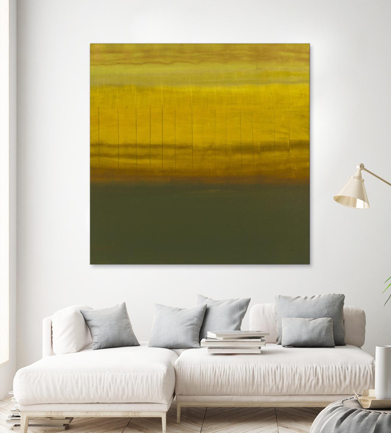 Sense I by Randy Hibberd on GIANT ART - green abstract