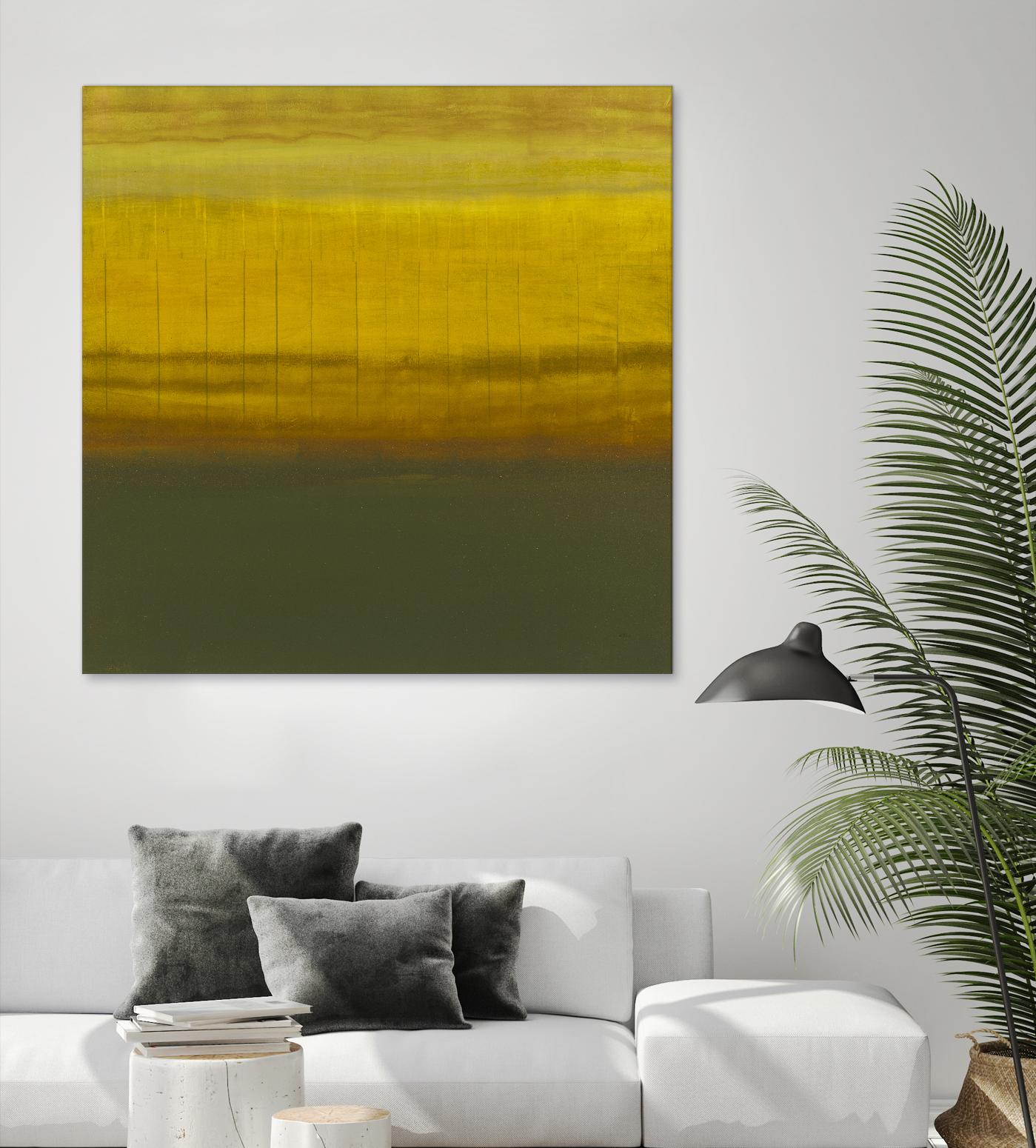 Sense I by Randy Hibberd on GIANT ART - green abstract