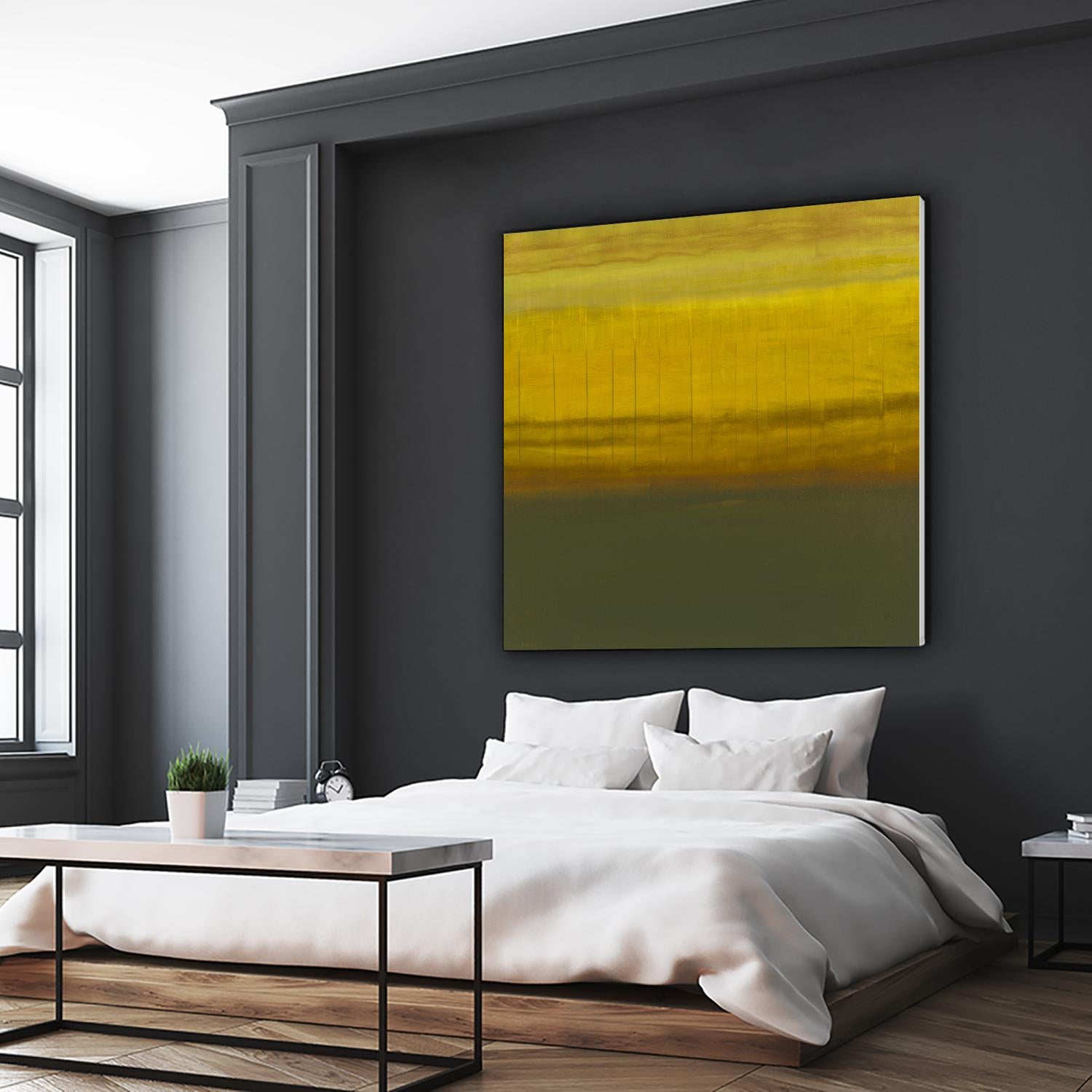 Sense I by Randy Hibberd on GIANT ART - green abstract