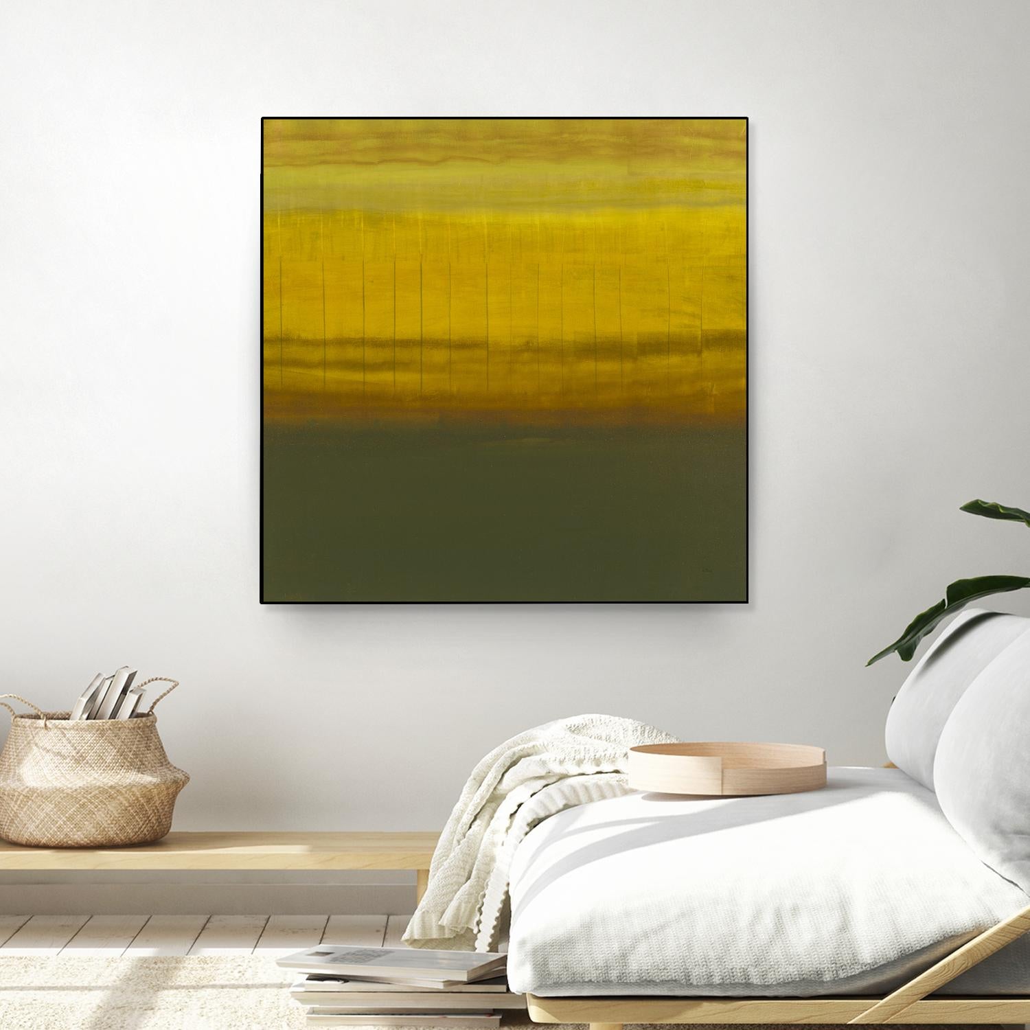 Sense I by Randy Hibberd on GIANT ART - green abstract