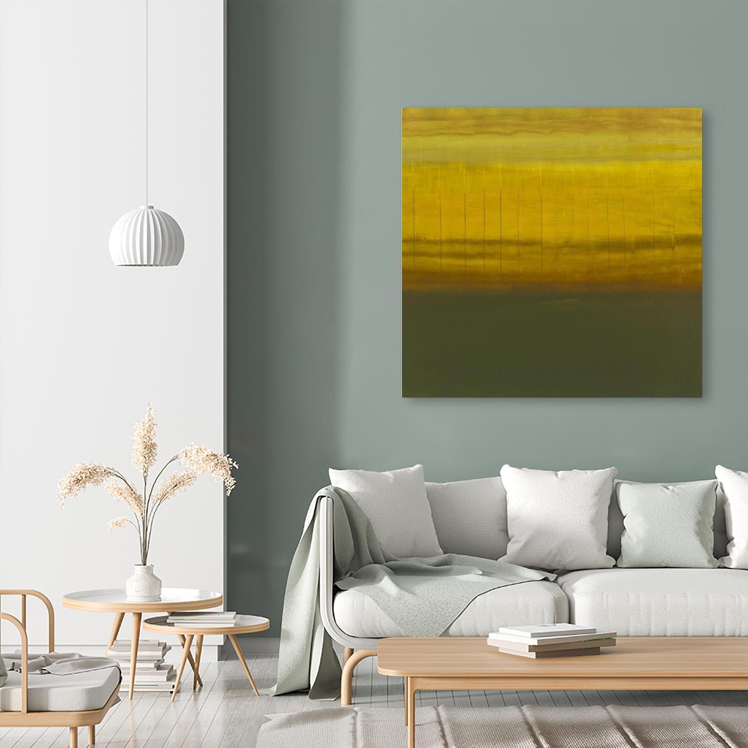 Sense I by Randy Hibberd on GIANT ART - green abstract