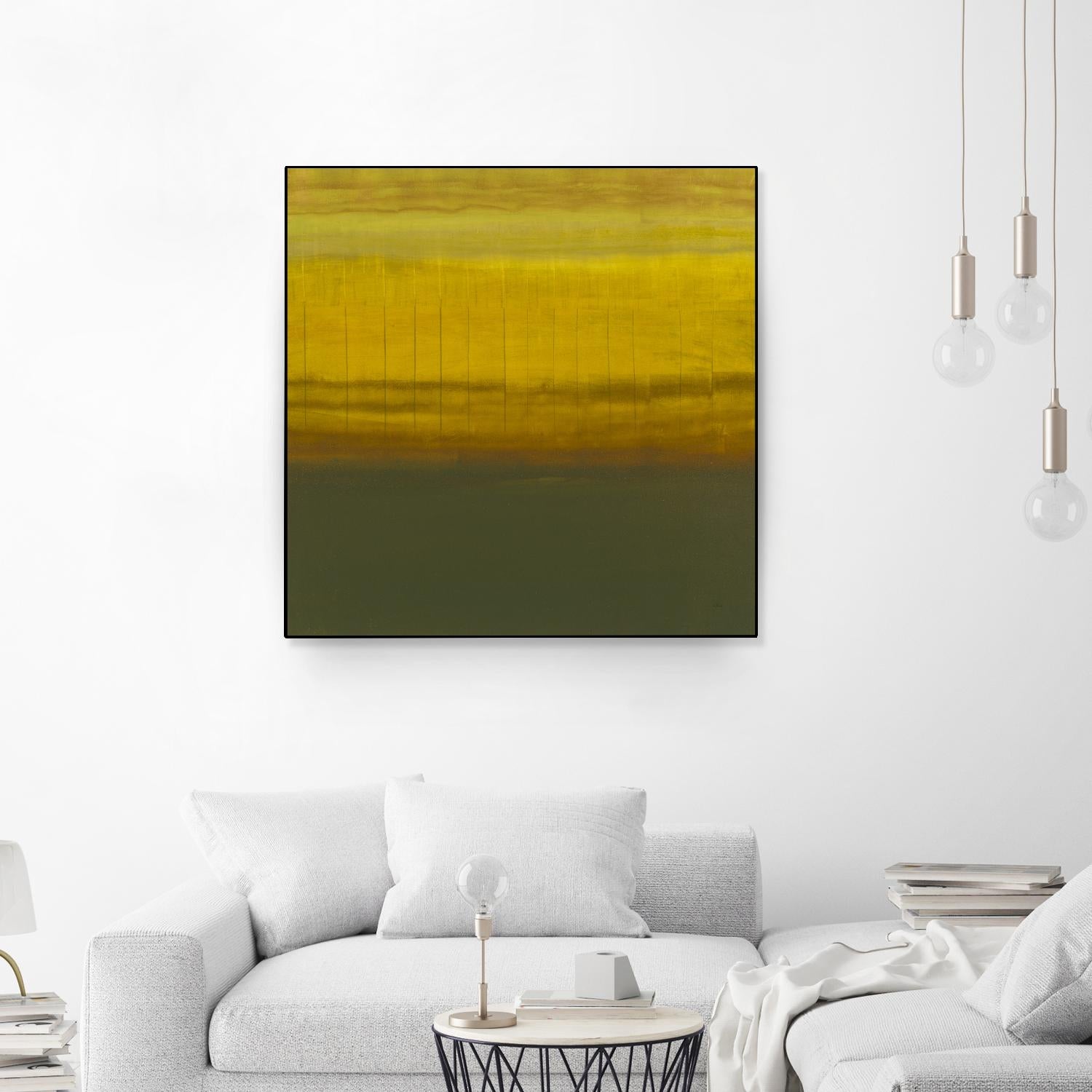 Sense I by Randy Hibberd on GIANT ART - green abstract