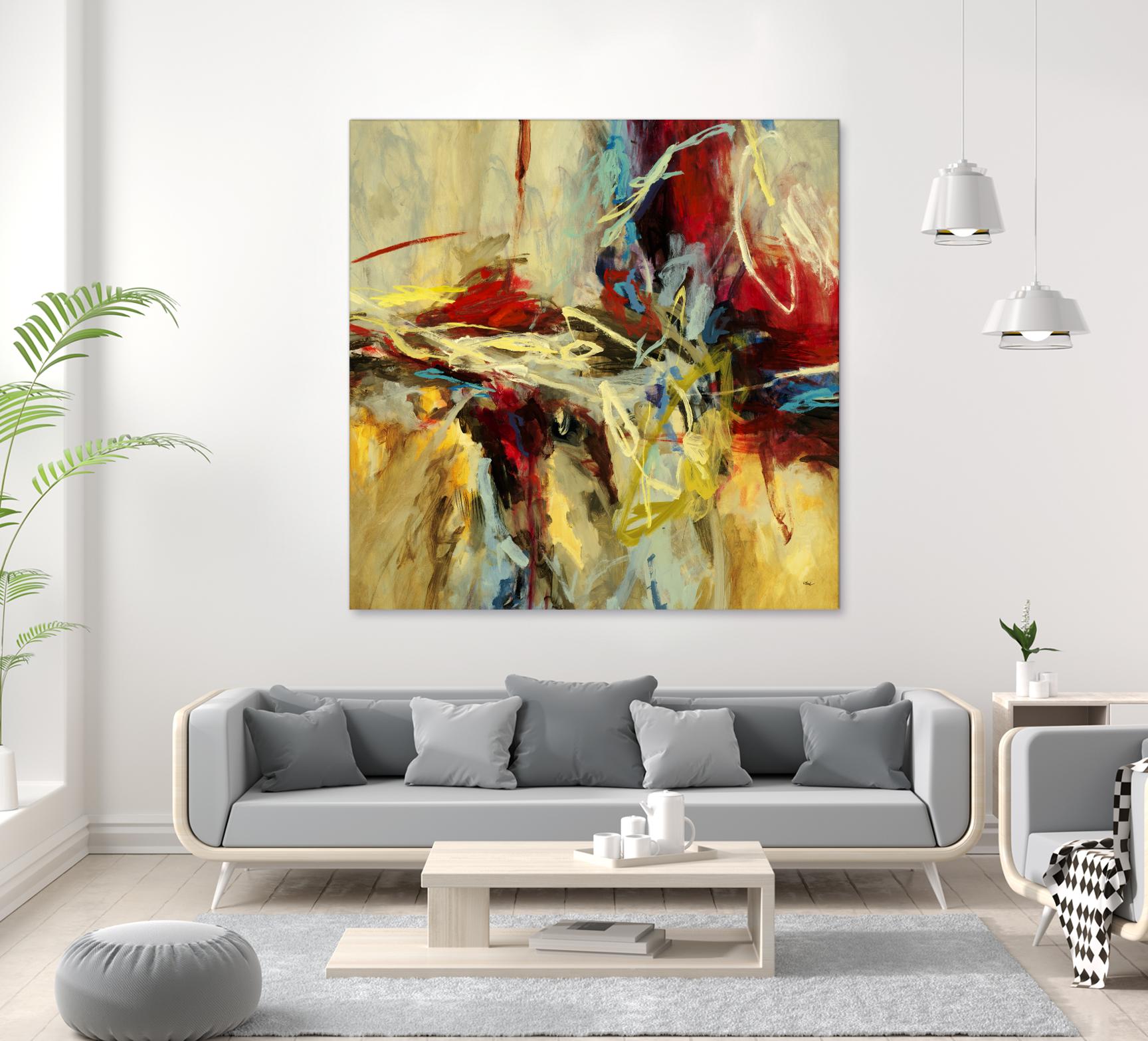 Edge by Randy Hibberd on GIANT ART - red abstract