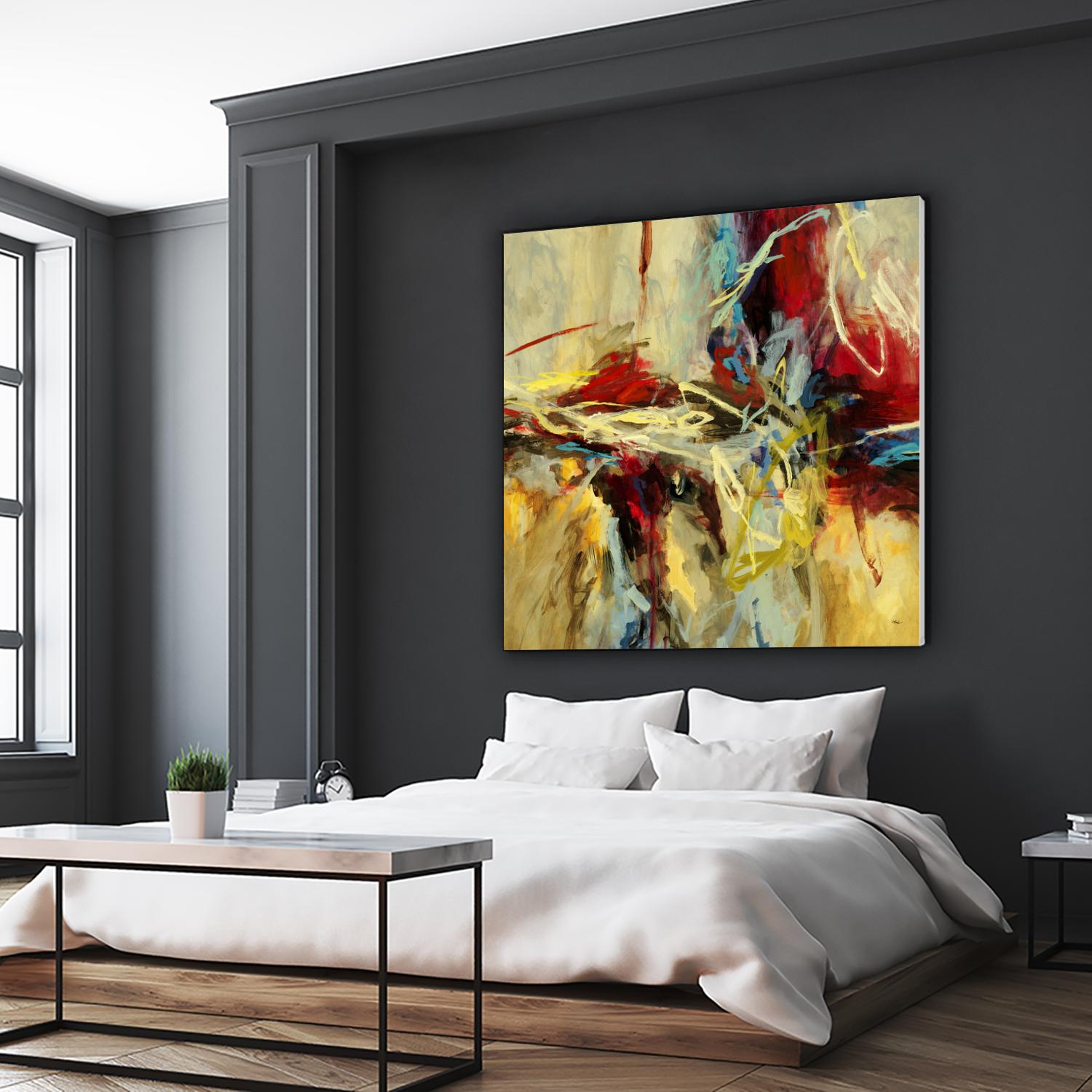 Edge by Randy Hibberd on GIANT ART - red abstract