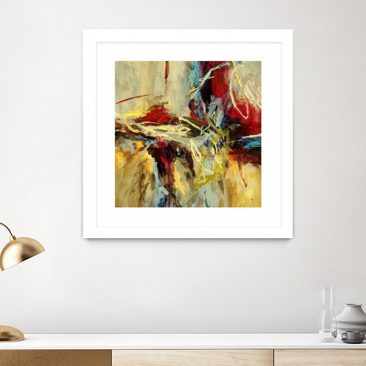 Edge by Randy Hibberd on GIANT ART - red abstract